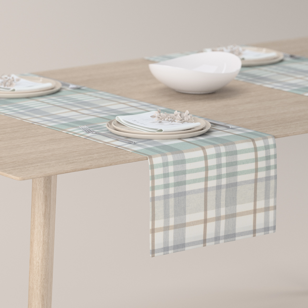 Tischläufer, grün-grau, 40 x 130 cm, Scotti (144-47) günstig online kaufen