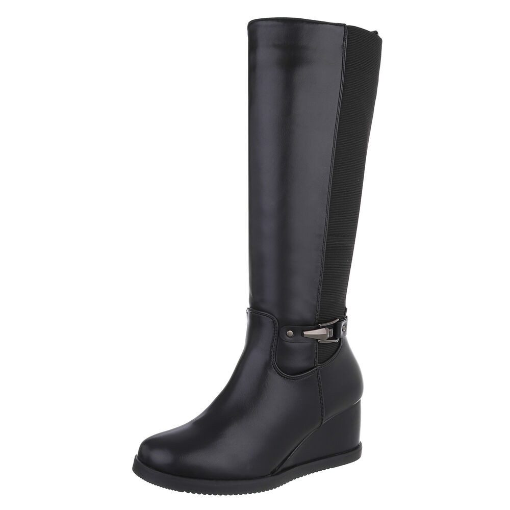 Ital-Design Damen Elegant Keilstiefel (88843428) Keilabsatz/Wedge günstig online kaufen