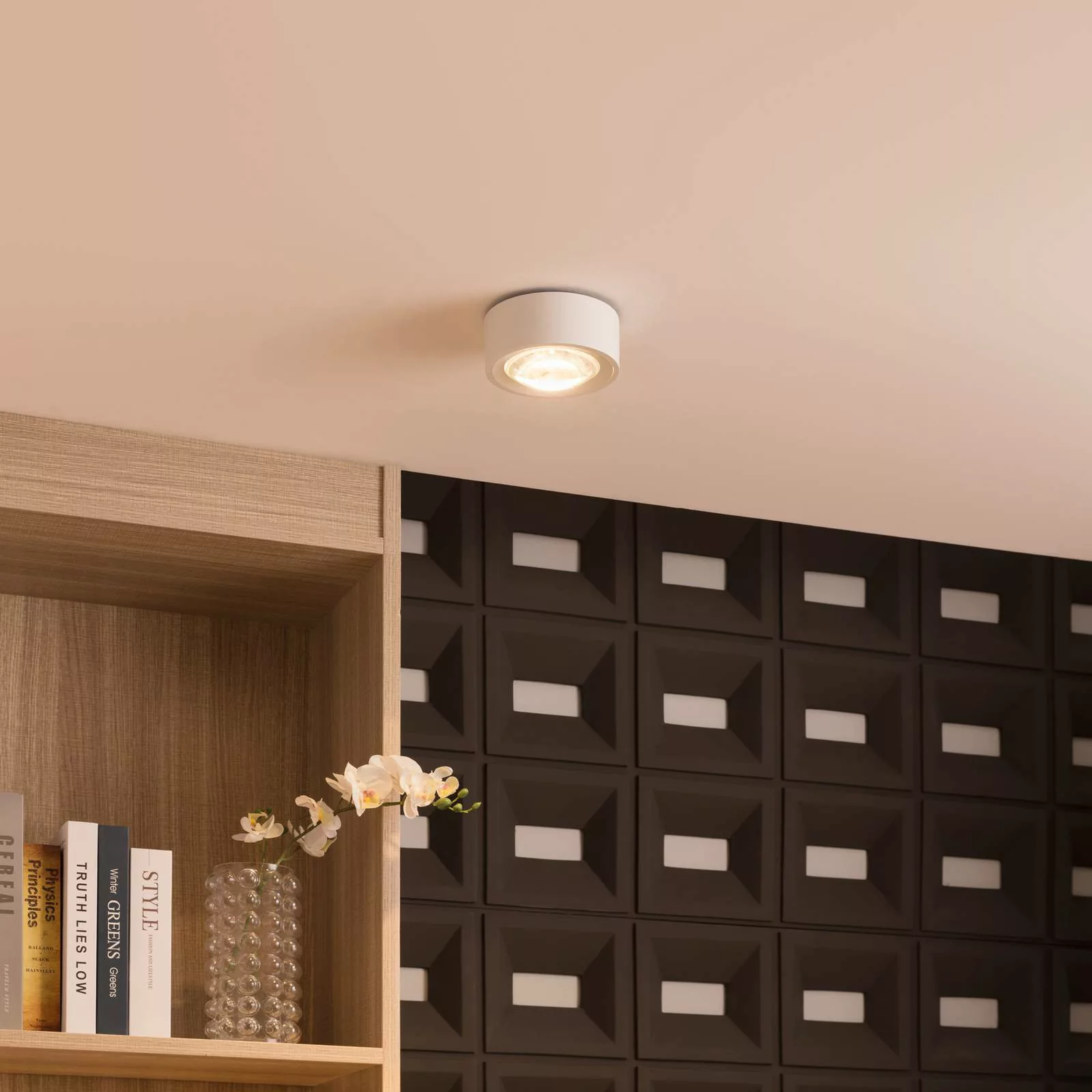 Arcchio Rotari LED-Deckenlampe, Linse, 1-fl. starr günstig online kaufen