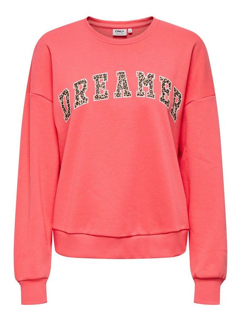 ONLY Sweatshirt ONLJOANA L/S LEO O-NECK CS SWT günstig online kaufen