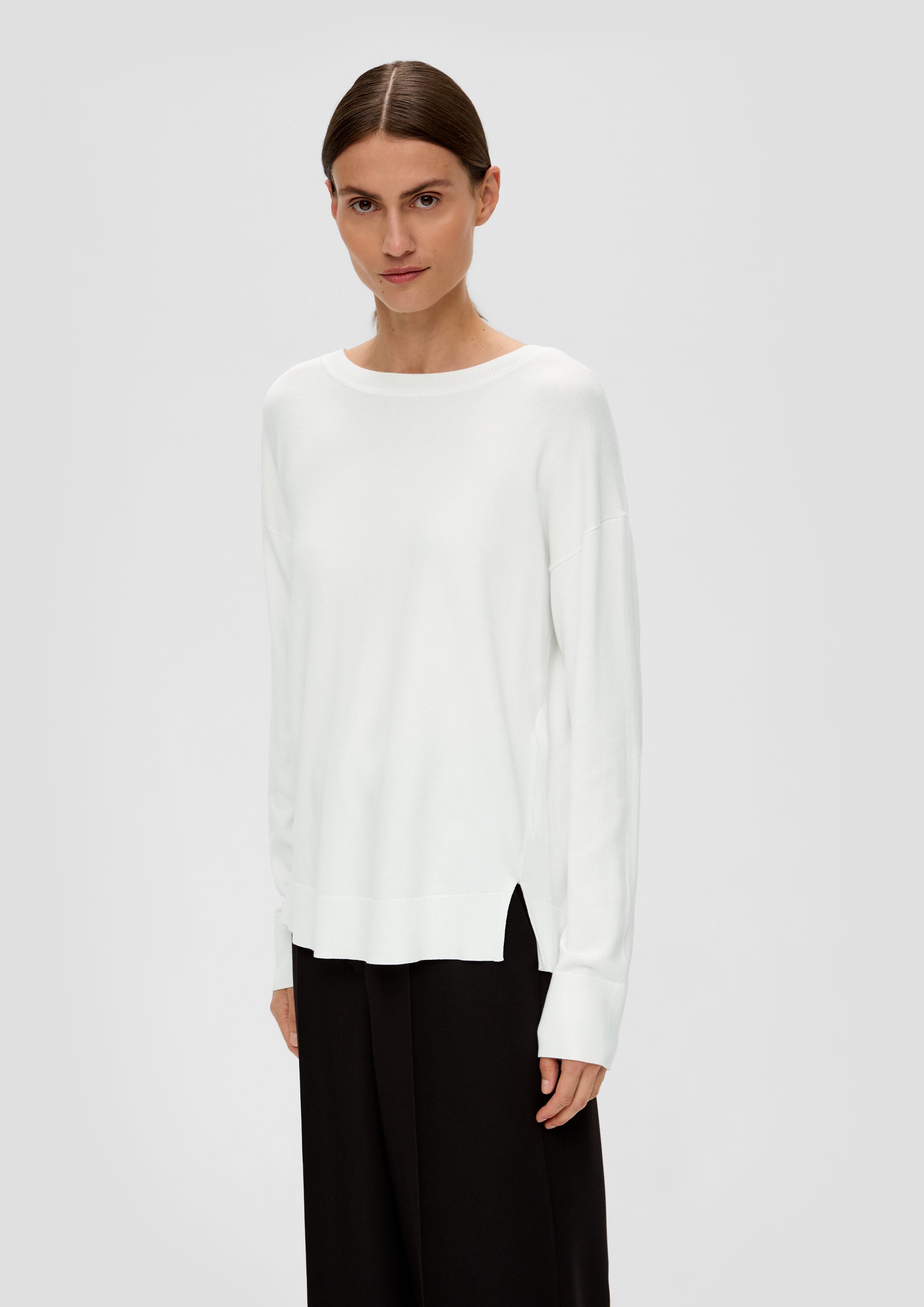 s.Oliver BLACK LABEL Strickpullover Leichter Pullover günstig online kaufen