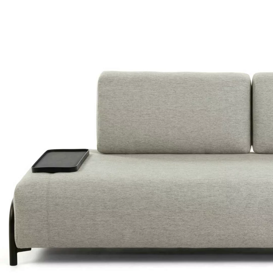 Sitzsofa in Beige Webstoff modern günstig online kaufen