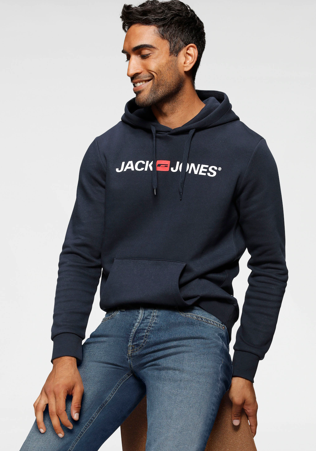 Jack & Jones Herren Kapuzenpullover JJECORP LOGO SWEAT HOOD günstig online kaufen