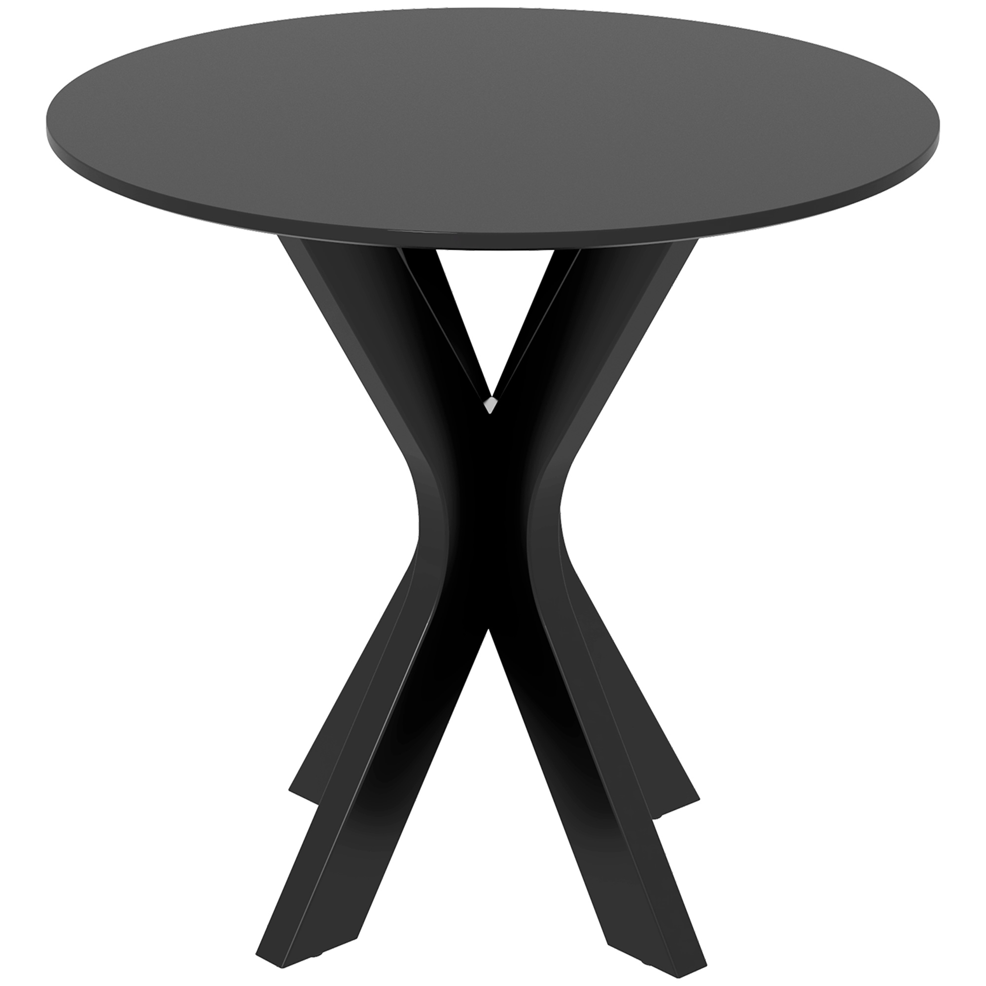 HOMCOM Esstisch, Runder Küchentisch, Moderner Esszimmertisch Kaffeetisch mi günstig online kaufen