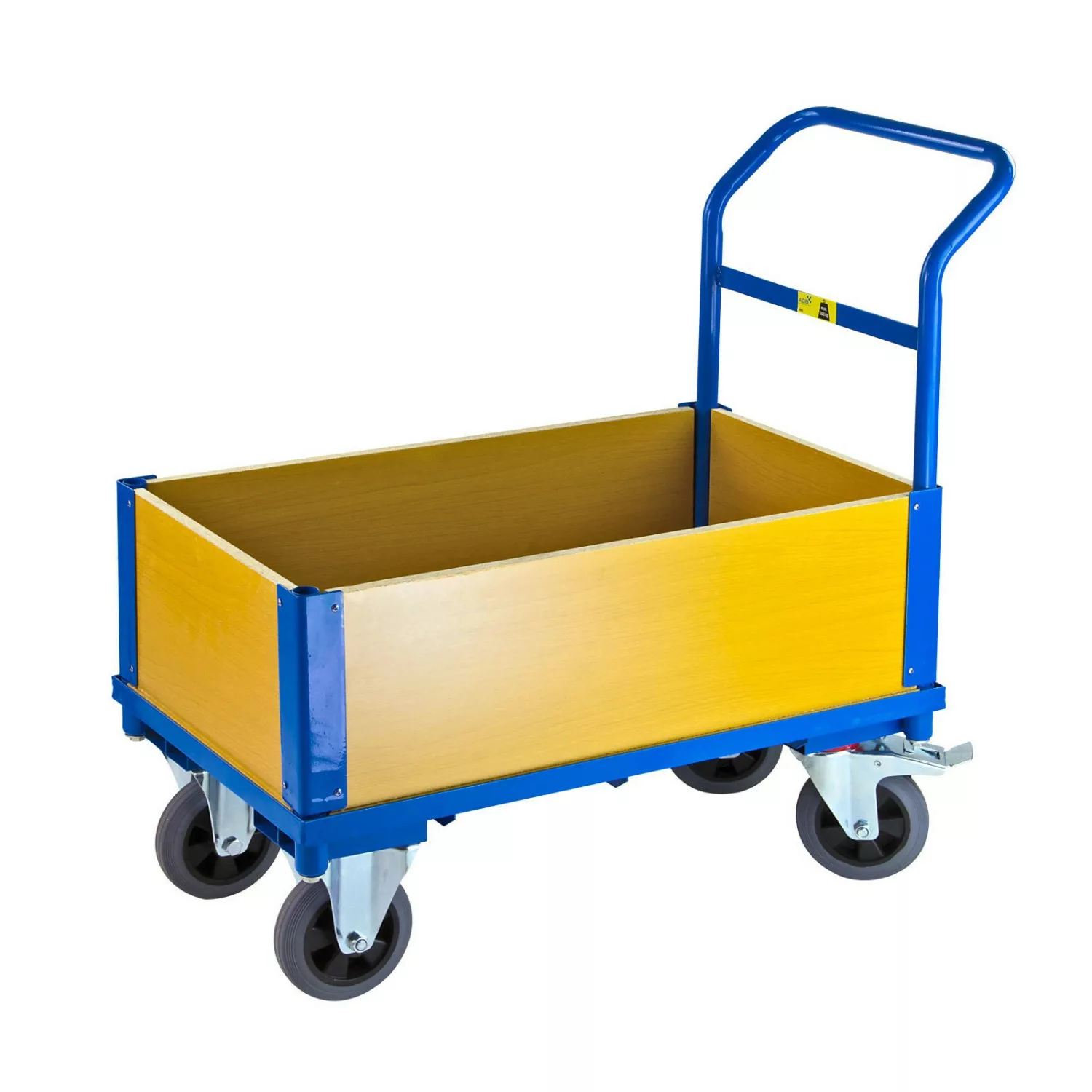 PROREGAL Transportwagen mit 4 Wänden HxBxL 94 x 50 x 100 cm Traglast 500 kg günstig online kaufen