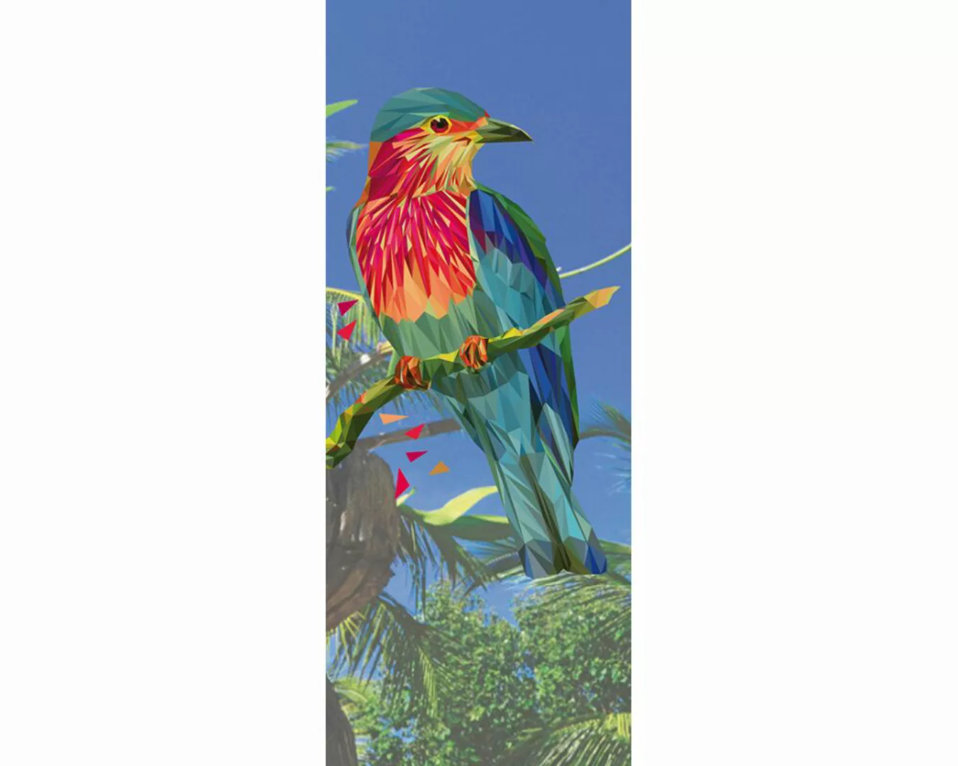 Dekopanel "Paradiesvogel9" 1,00x2,50 m / Strukturvlies Klassik günstig online kaufen