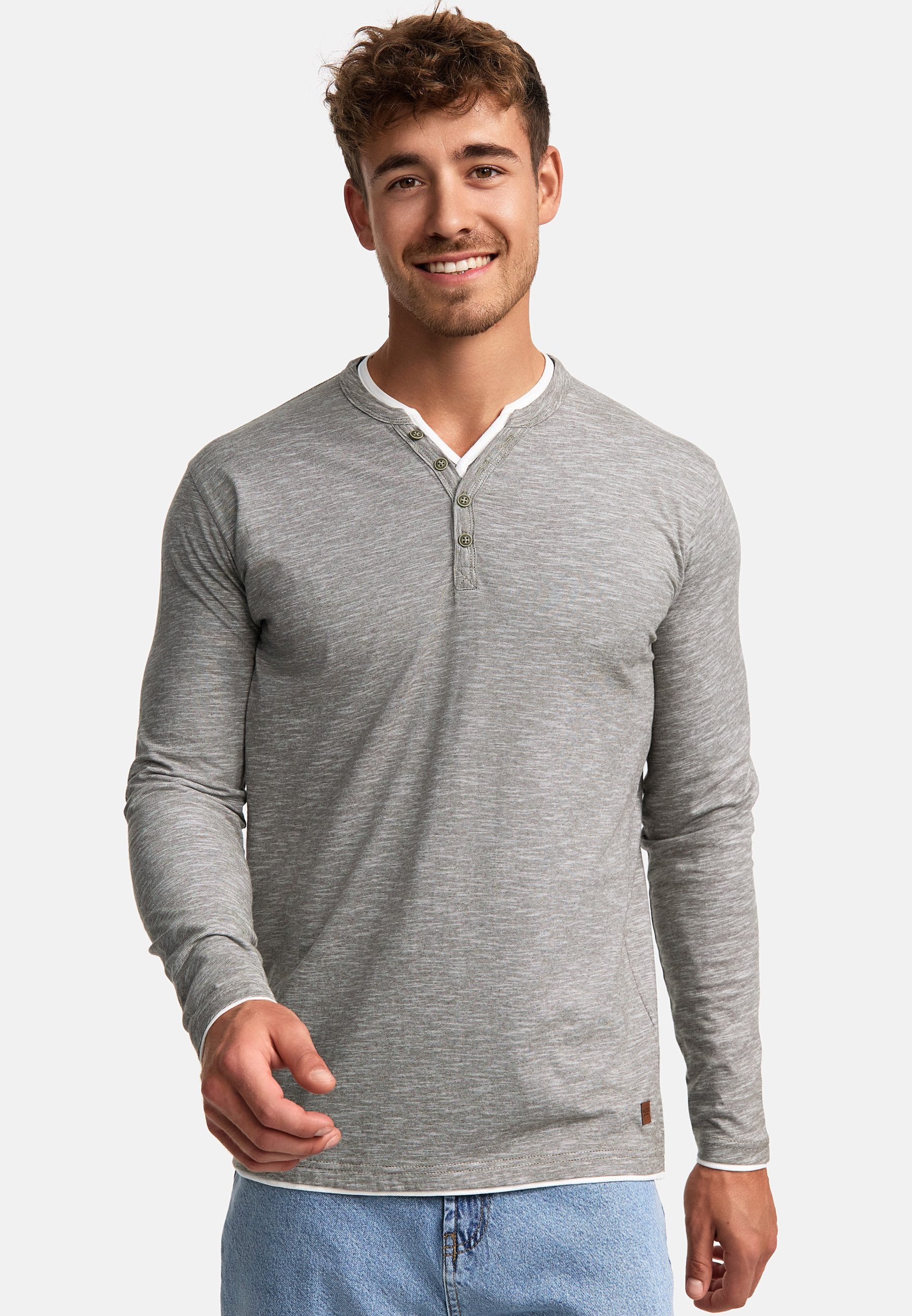 Indicode Langarmshirt INColeson Langarmshirt aus 100% günstig online kaufen