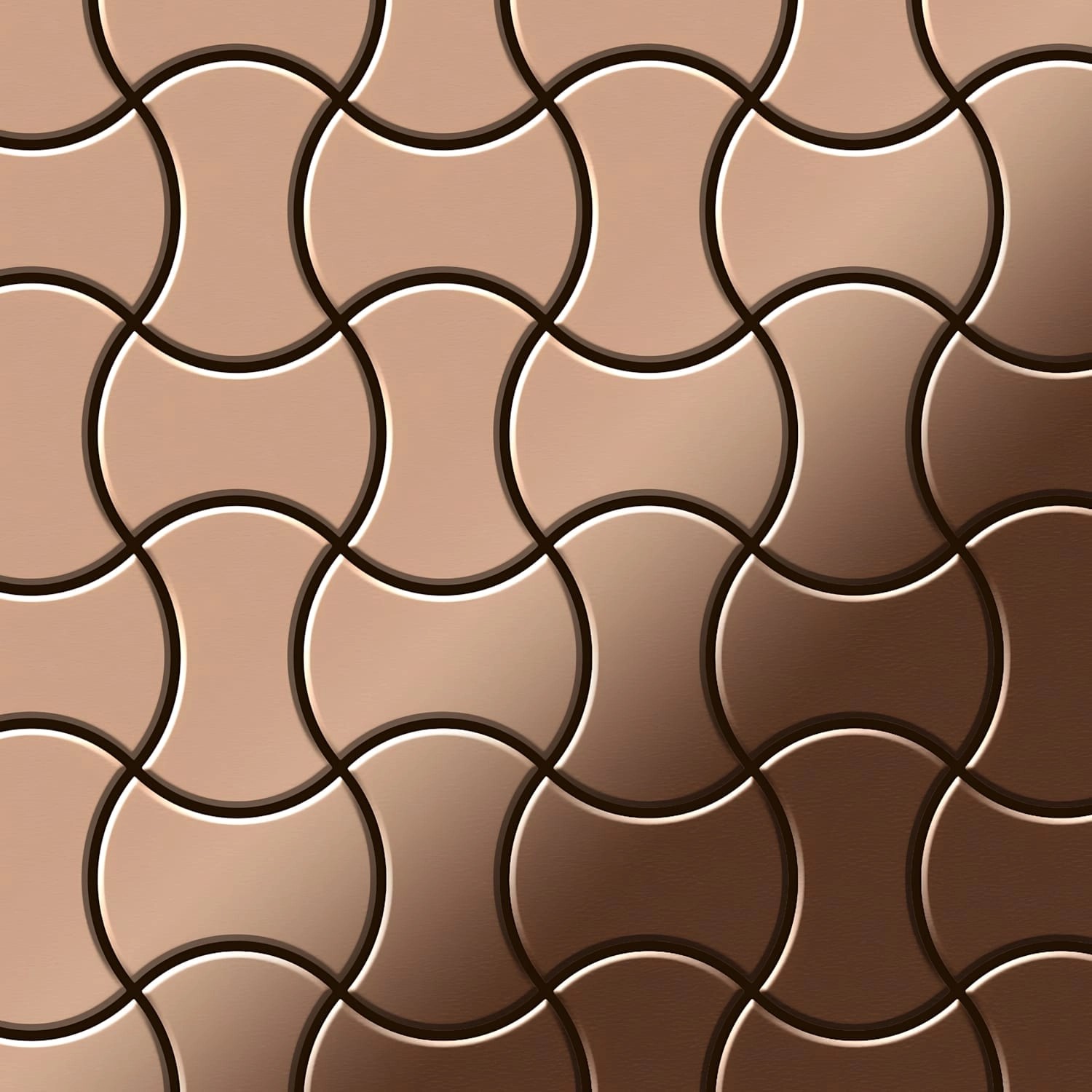 ALLOY Mosaik Fliese Massiv Metall Kupfer Gewalzt Kupfer 1,6mm Stark Infinit günstig online kaufen