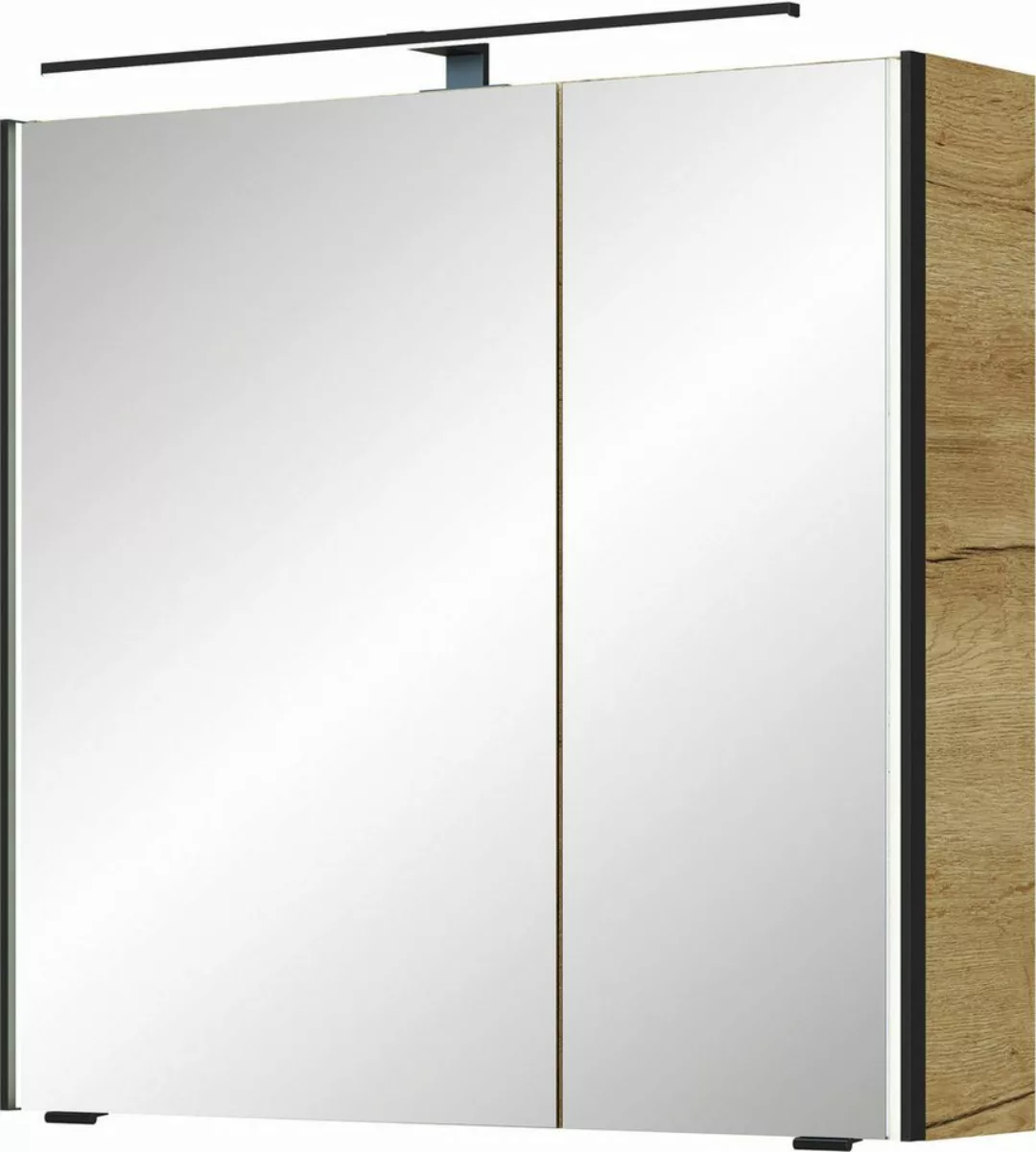 Saphir Spiegelschrank Serie 7045 Badezimmer-Spiegelschrank inkl. LED-Beleuc günstig online kaufen