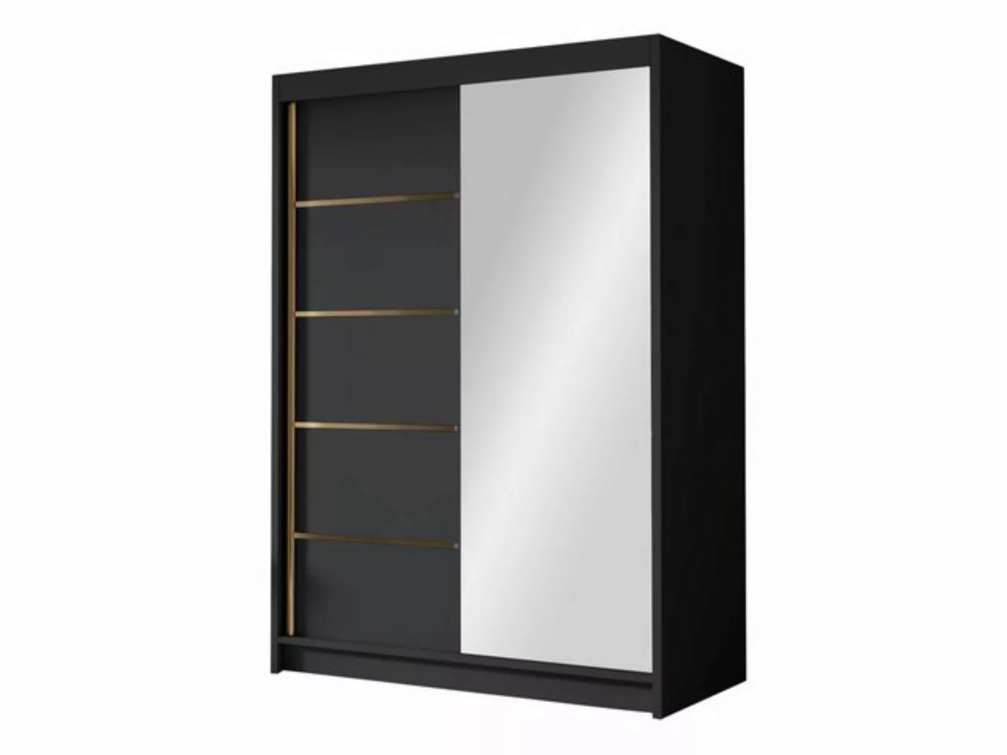 MIRJAN24 Kleiderschrank Lungo III (mit zwei Schwebetüren) 120x58x200 cm, Fr günstig online kaufen