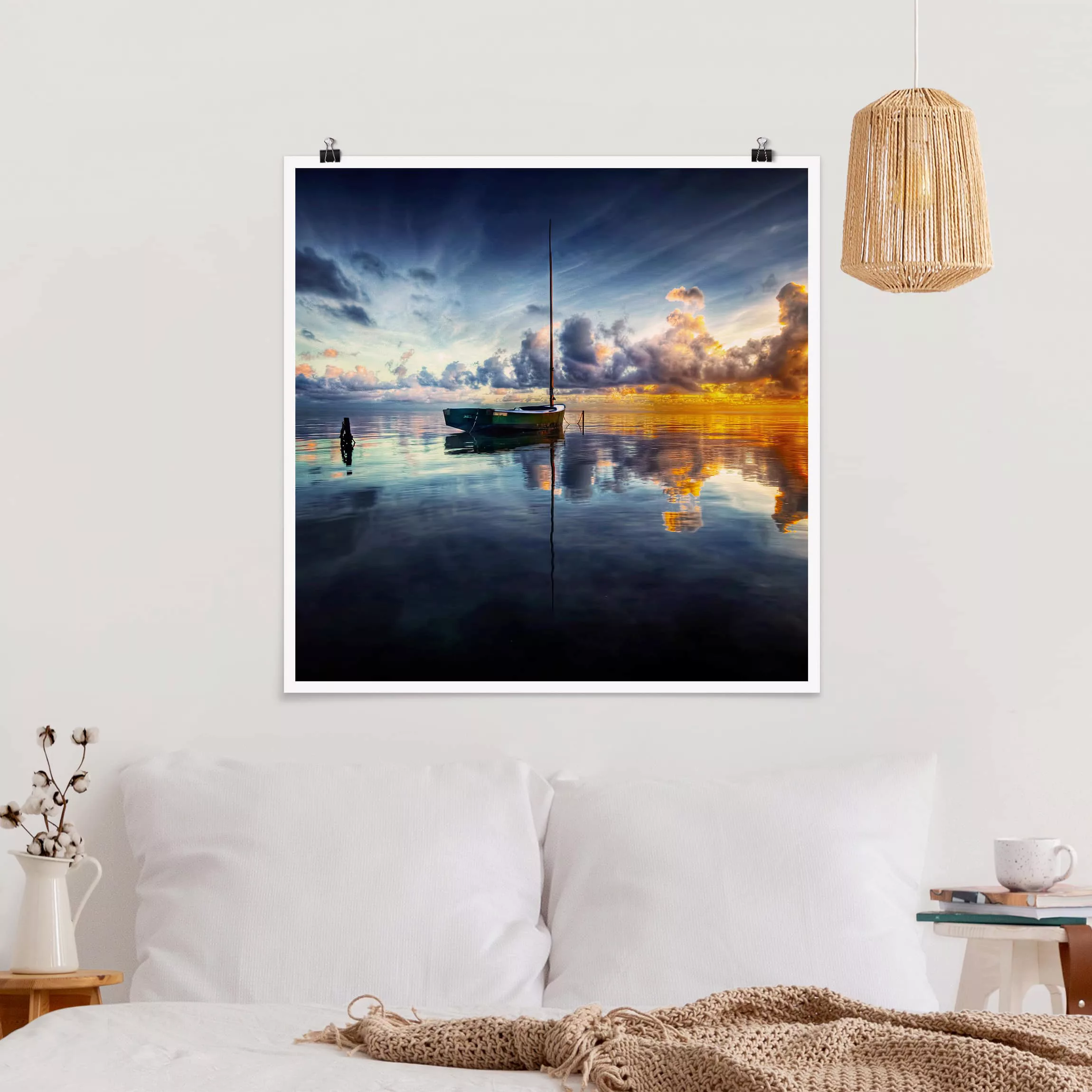 Poster Natur & Landschaft - Quadrat Time For Reflection günstig online kaufen