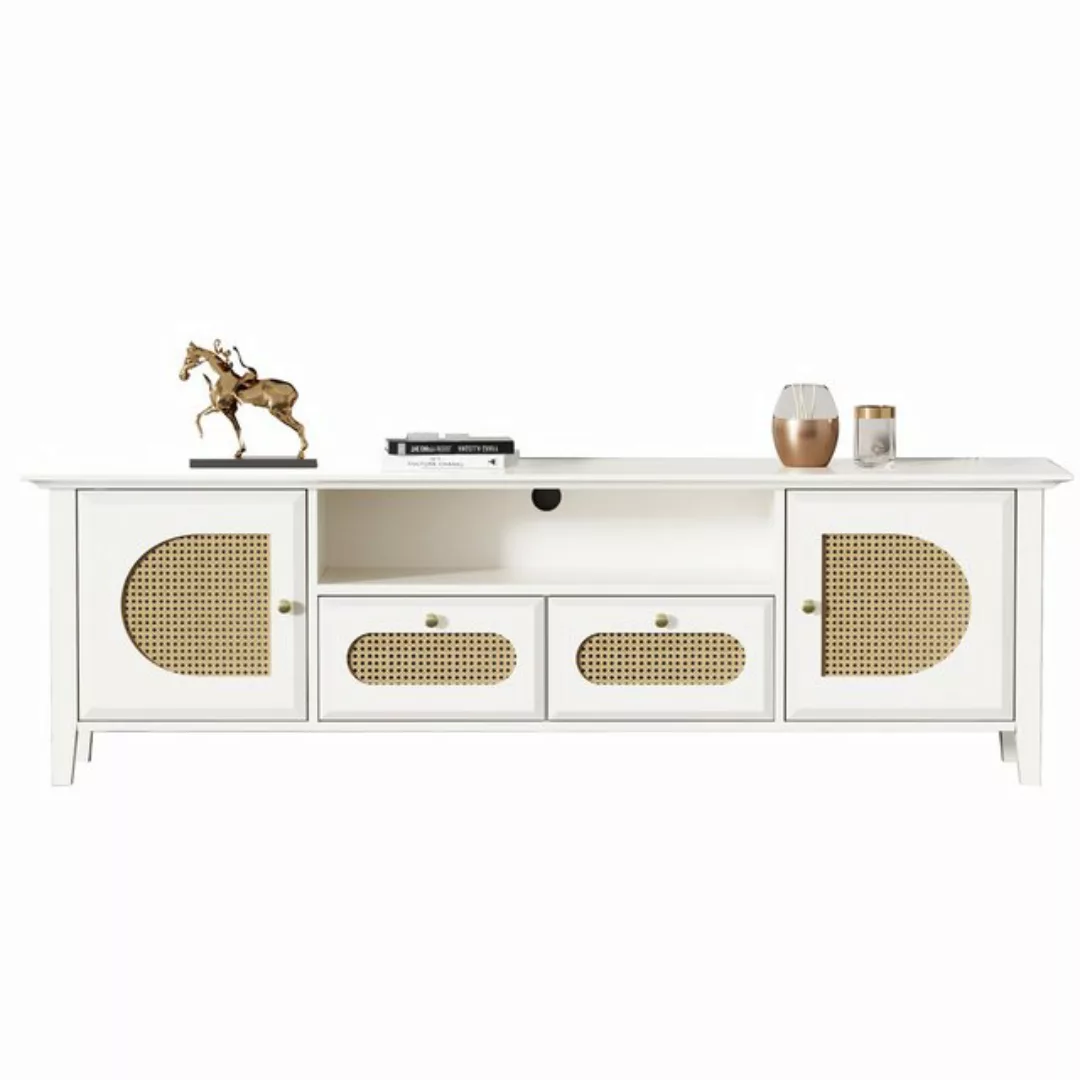 Rutaqian TV-Schrank TV-Schrank, bemalte und abgeschrägte TV-Möbel, 160x38x5 günstig online kaufen