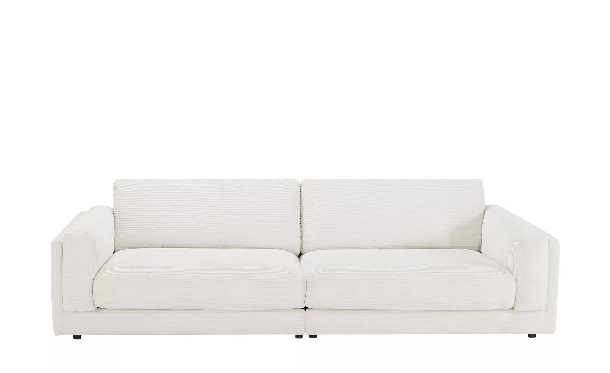 Jette Home Big Sofa aus Cord Roomy ¦ weiß ¦ Maße (cm): B: 294 H: 85 T: 150 günstig online kaufen