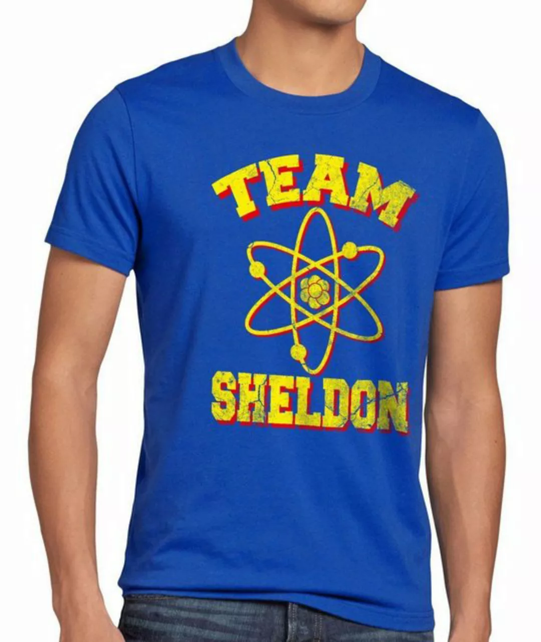 style3 T-Shirt Sheldon Team big theory atom bang cooper tbbt college bazing günstig online kaufen