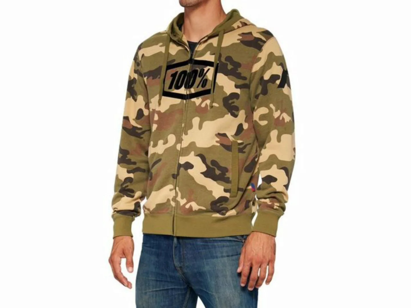 100% Kapuzenpullover Syndicate full-zip Hoody - camo black/green (1-tlg) günstig online kaufen