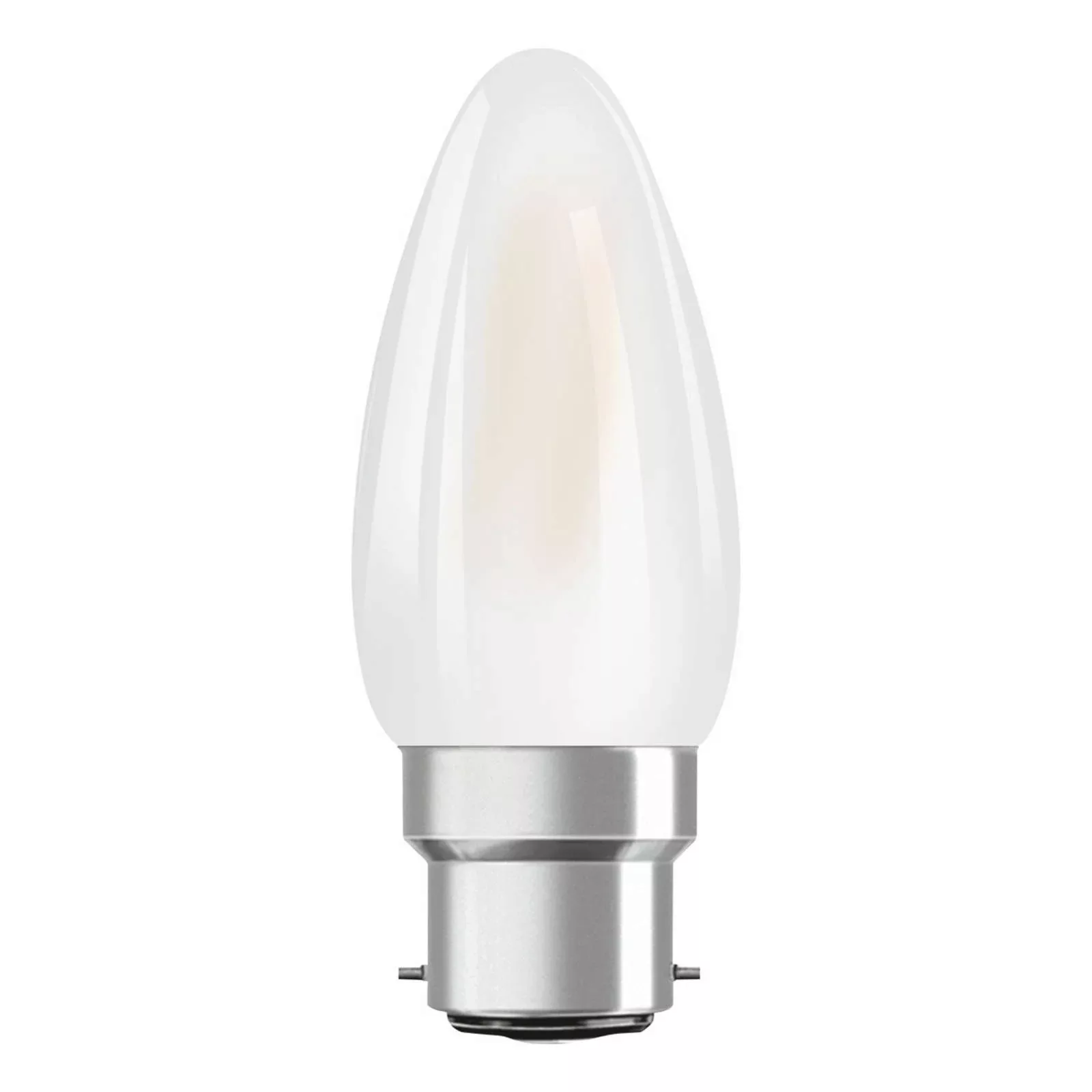 OSRAM LED-Kerze B22d Classic 827 4W matt günstig online kaufen