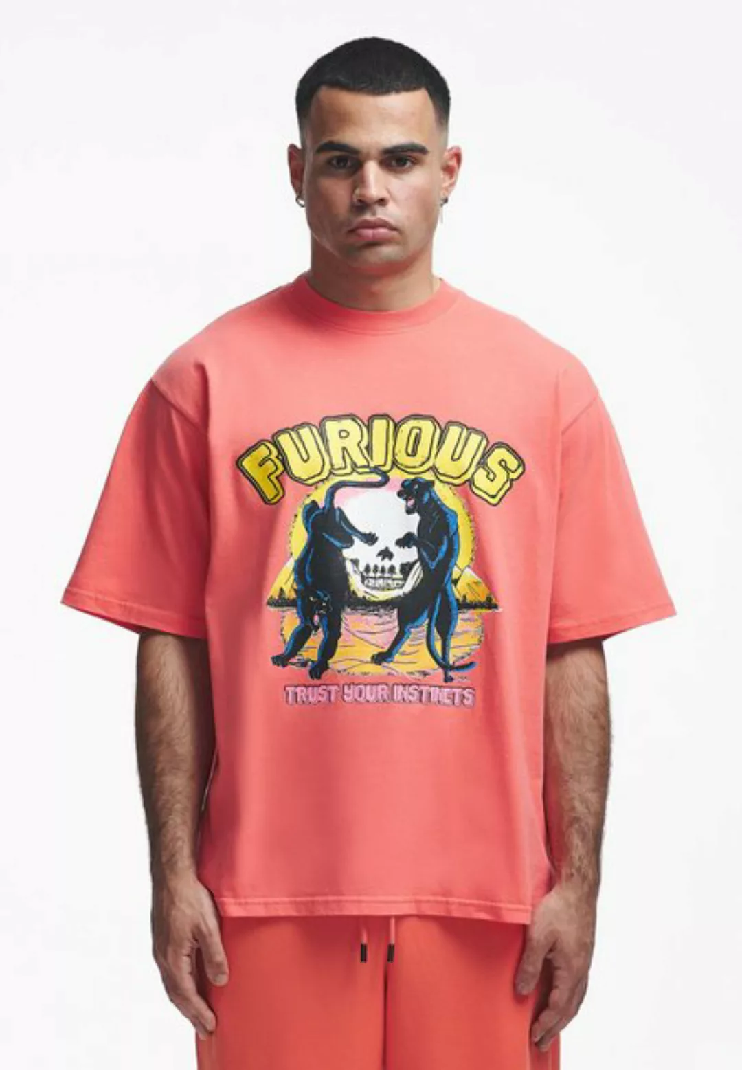 2Y Studios T-Shirt 2Y Studios Herren 2Y Furious Oversize Tee (1-tlg) günstig online kaufen