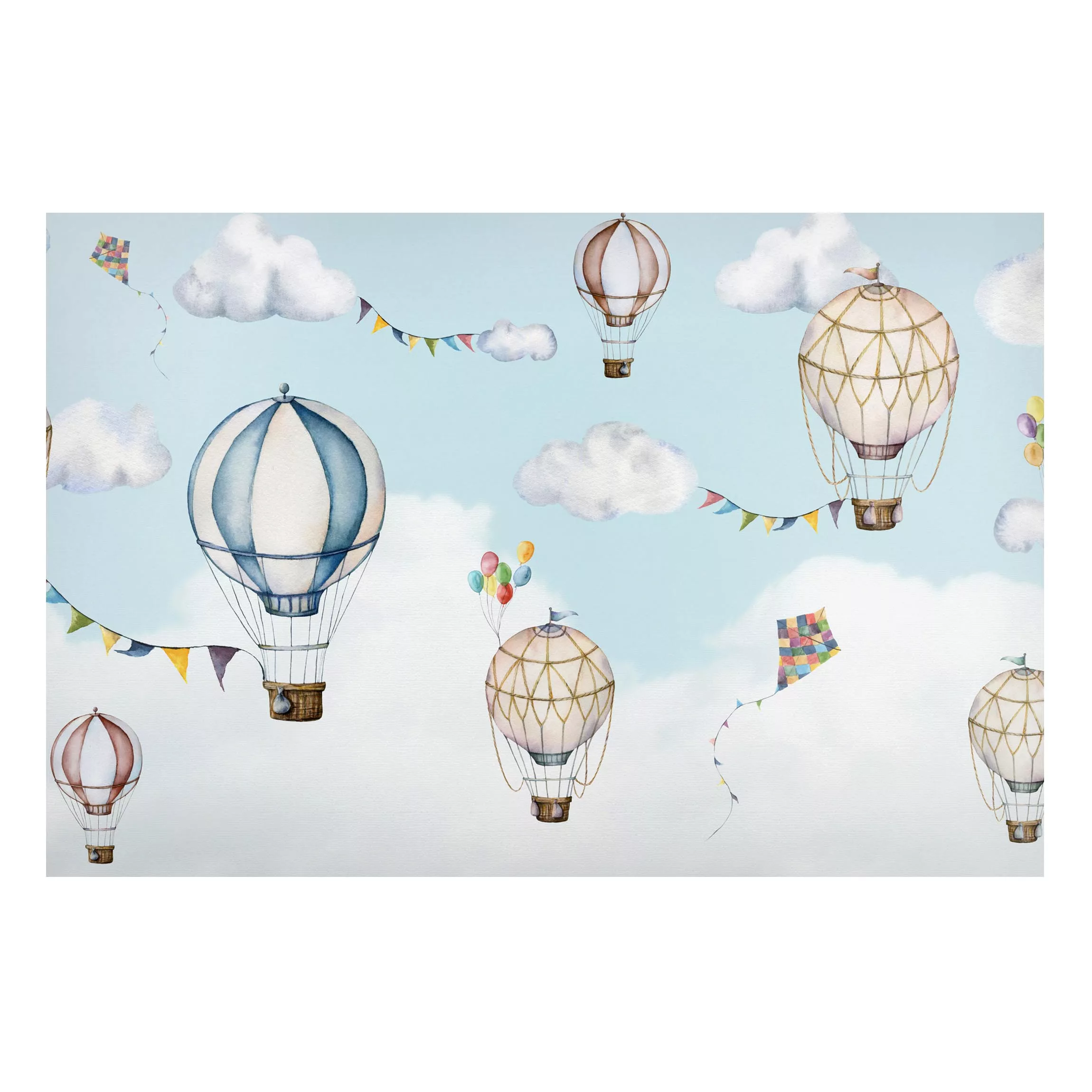Magnettafel Ballonparty zwischen den Wolken günstig online kaufen