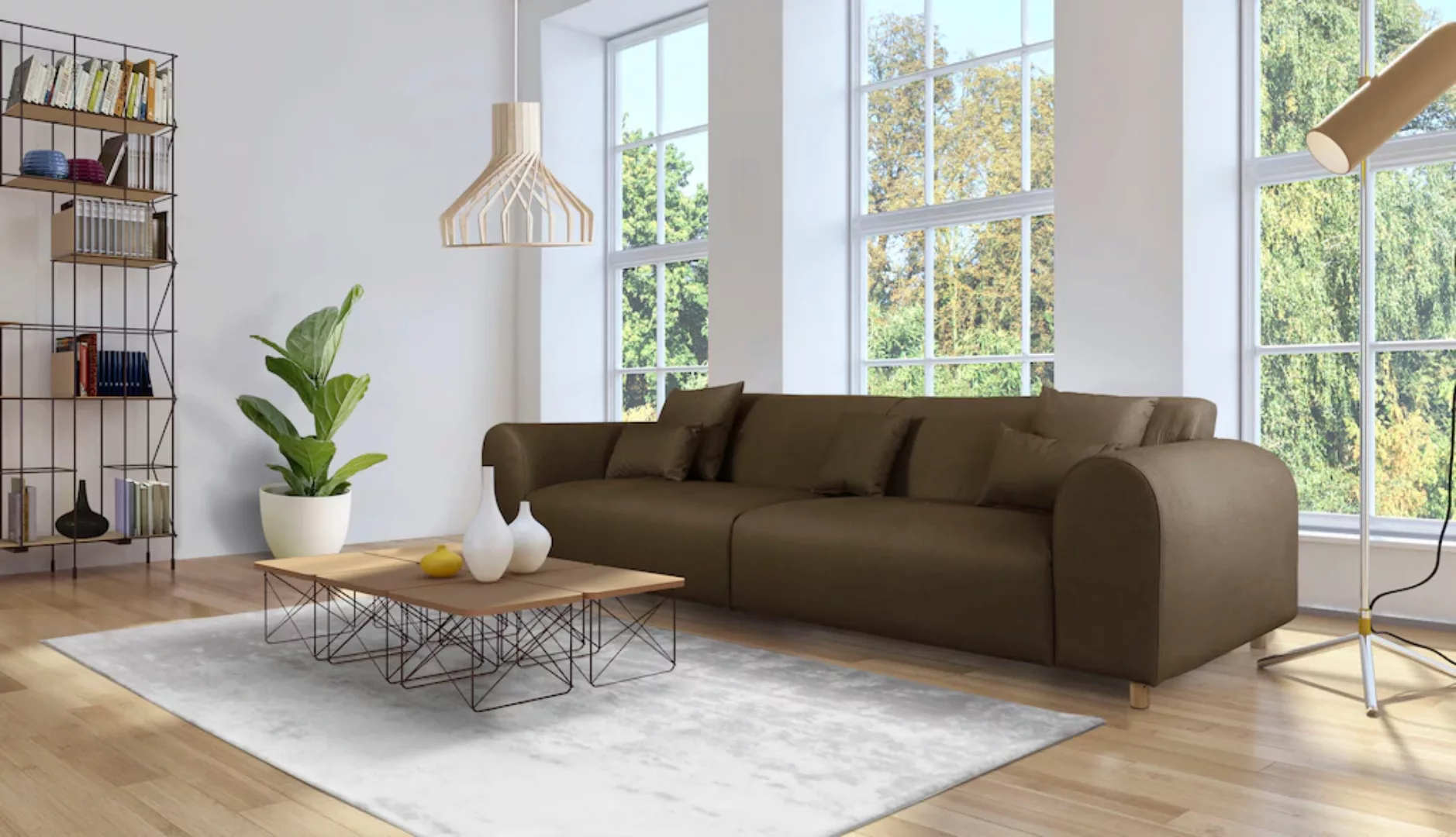 andas Big-Sofa "Svennis", in 2 Bezugsqualitäten, B/T/H: 314/98/83 cm günstig online kaufen