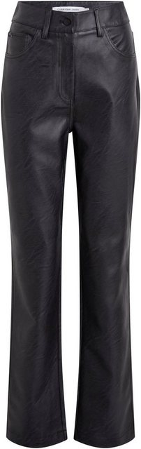 Calvin Klein Jeans Lederimitathose FAUX LEATHER HIGH RISE STRAIGHT günstig online kaufen