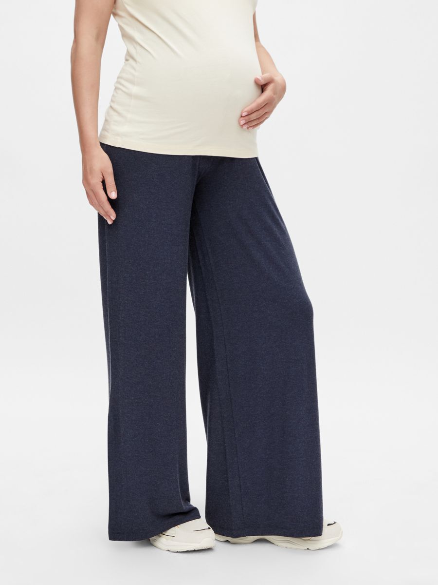 MAMA.LICIOUS Mlpetra Umstandshose Damen Blau günstig online kaufen