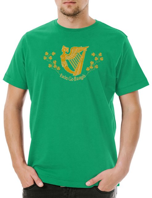 Urban Backwoods Print-Shirt Erin Go Bragh Herren T-Shirt Irland Banner Flag günstig online kaufen