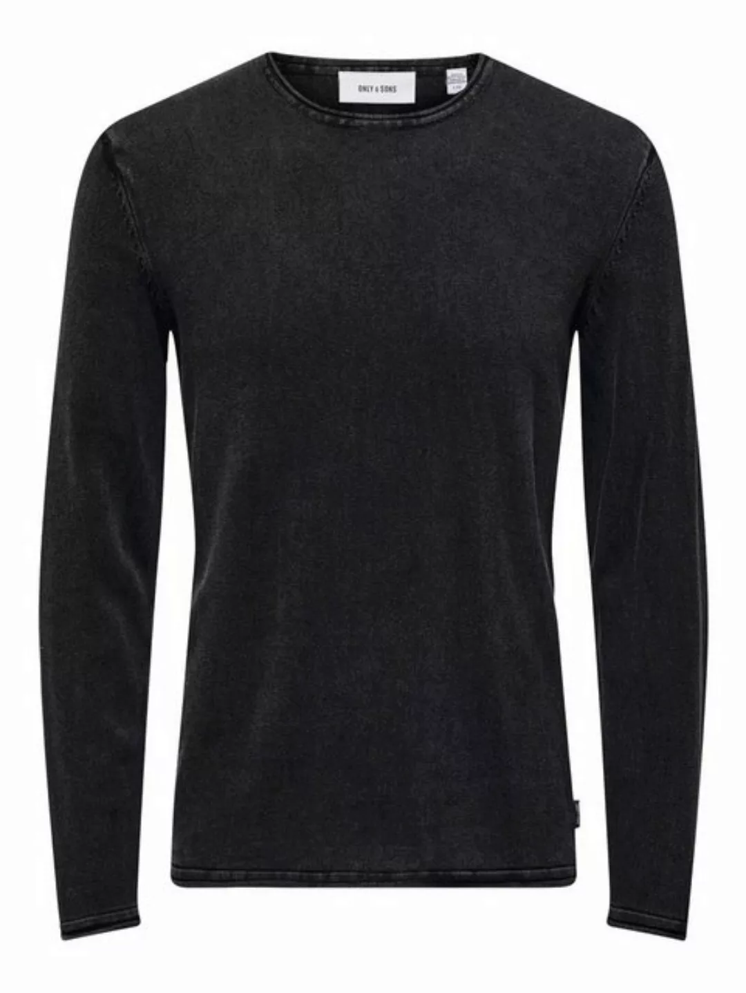 ONLY & SONS Strickpullover Lässiger Feinstrick Pullover Washed Design Rundh günstig online kaufen