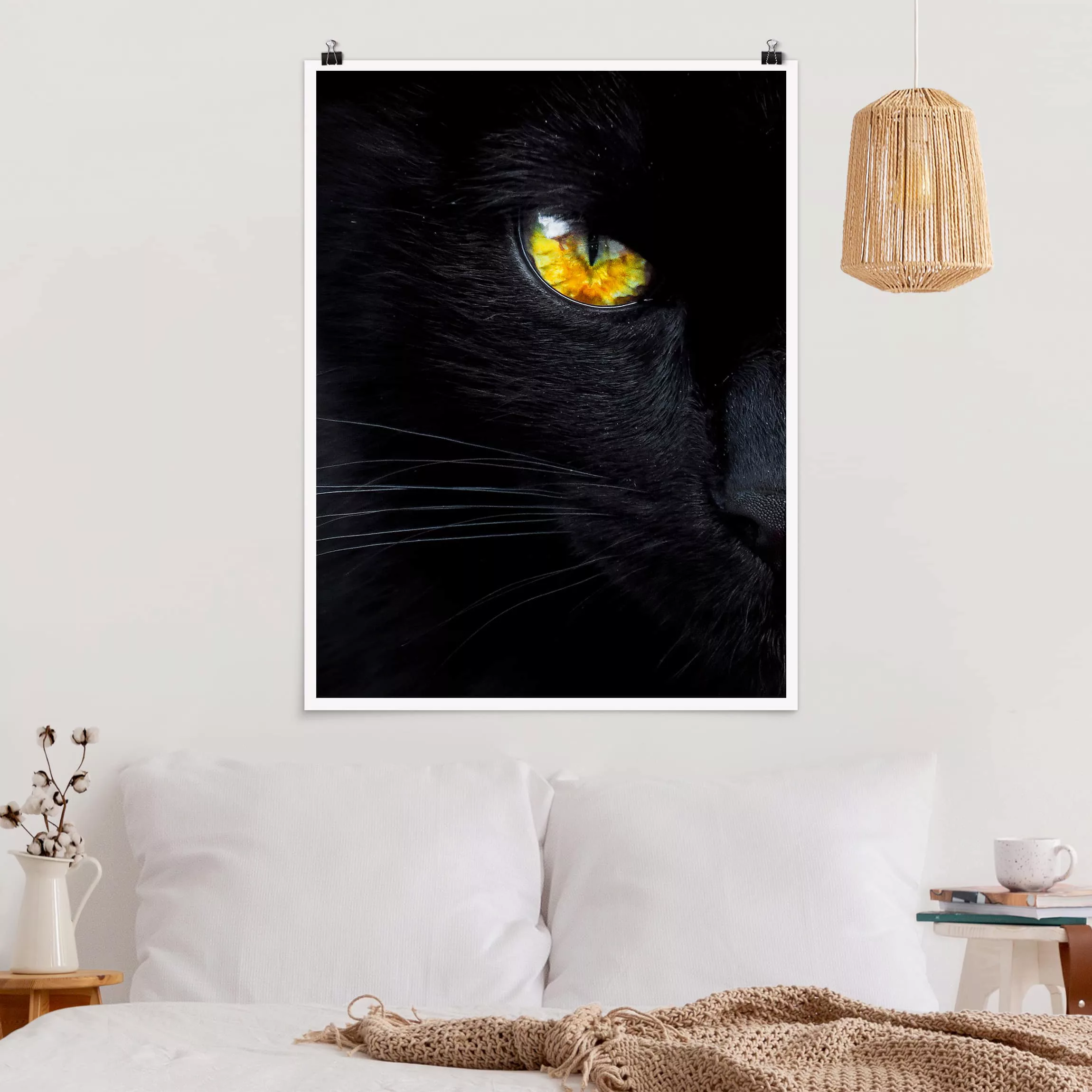 Poster Tiere - Hochformat Hypnotischer Blick günstig online kaufen