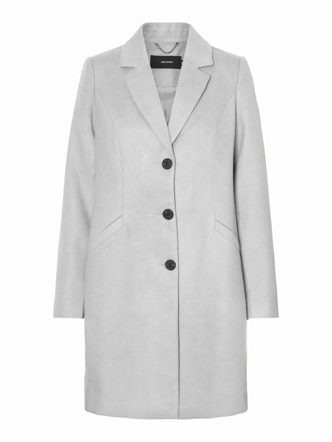 VERO MODA Lange Jacke Damen Grau günstig online kaufen