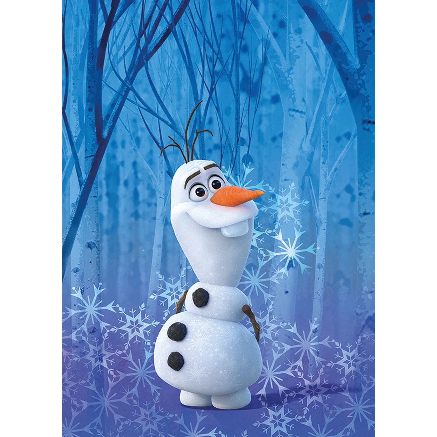 Disney Poster Frozen Olaf Blau 50 x 70 cm 610148 günstig online kaufen