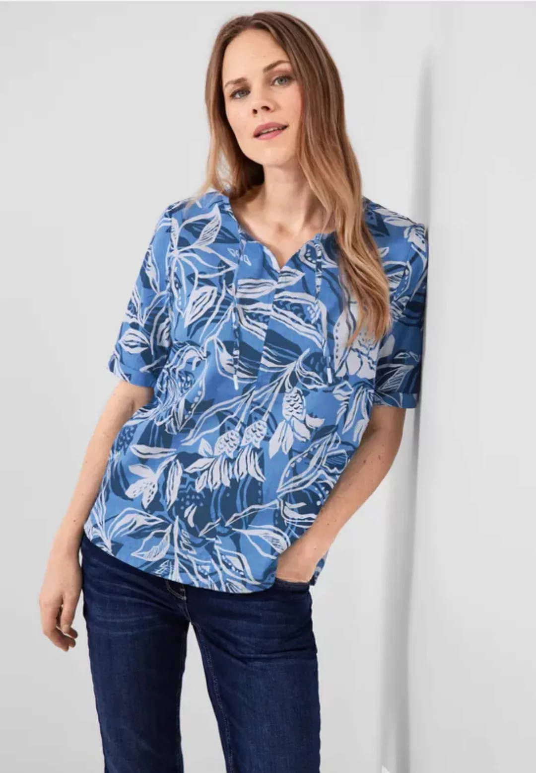 Cecil Shirtbluse, mit allover Blumenprint günstig online kaufen