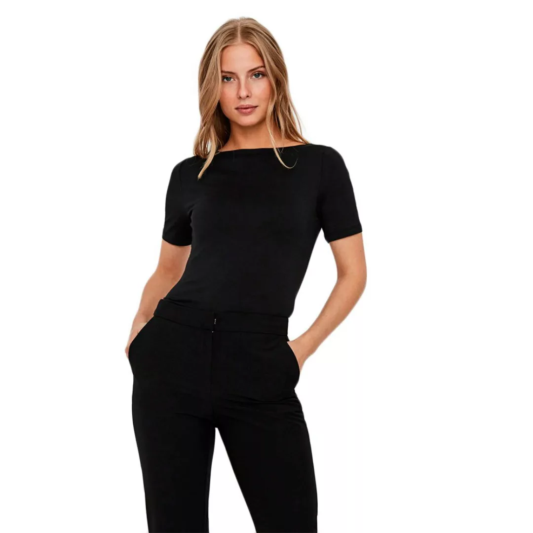 Vero Moda Panda Modal Kurzärmeliges T-shirt XL Black günstig online kaufen
