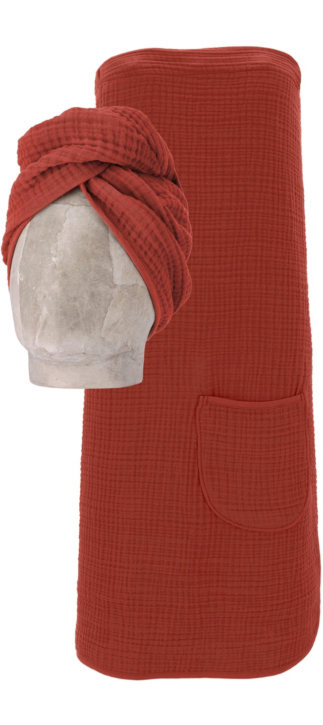 Vossen Kilt »Wellness Set, ideal für Sauna & Spa, Hotelbademantel, Morgenma günstig online kaufen