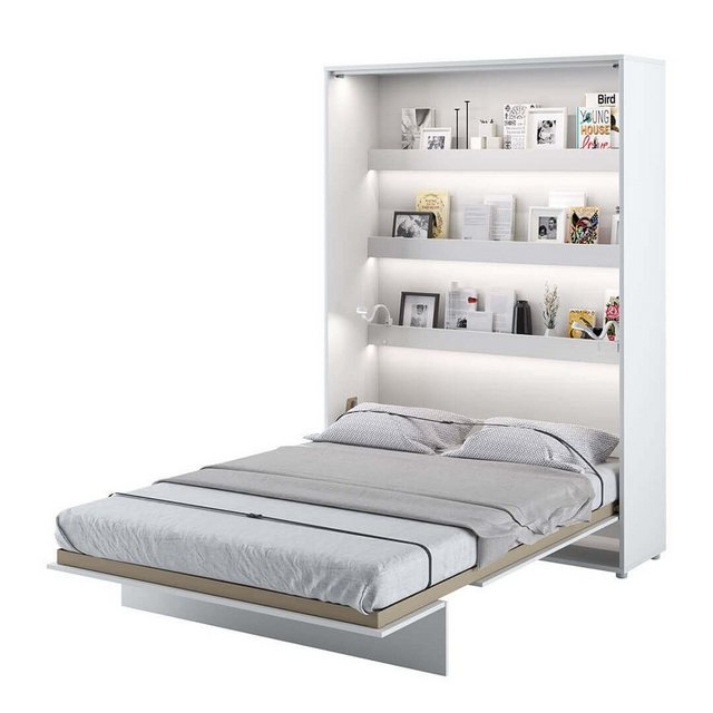 yourhouse24 Schrankbett Bed Concept Wandklappbett Vertikal Gästebett 90/120 günstig online kaufen