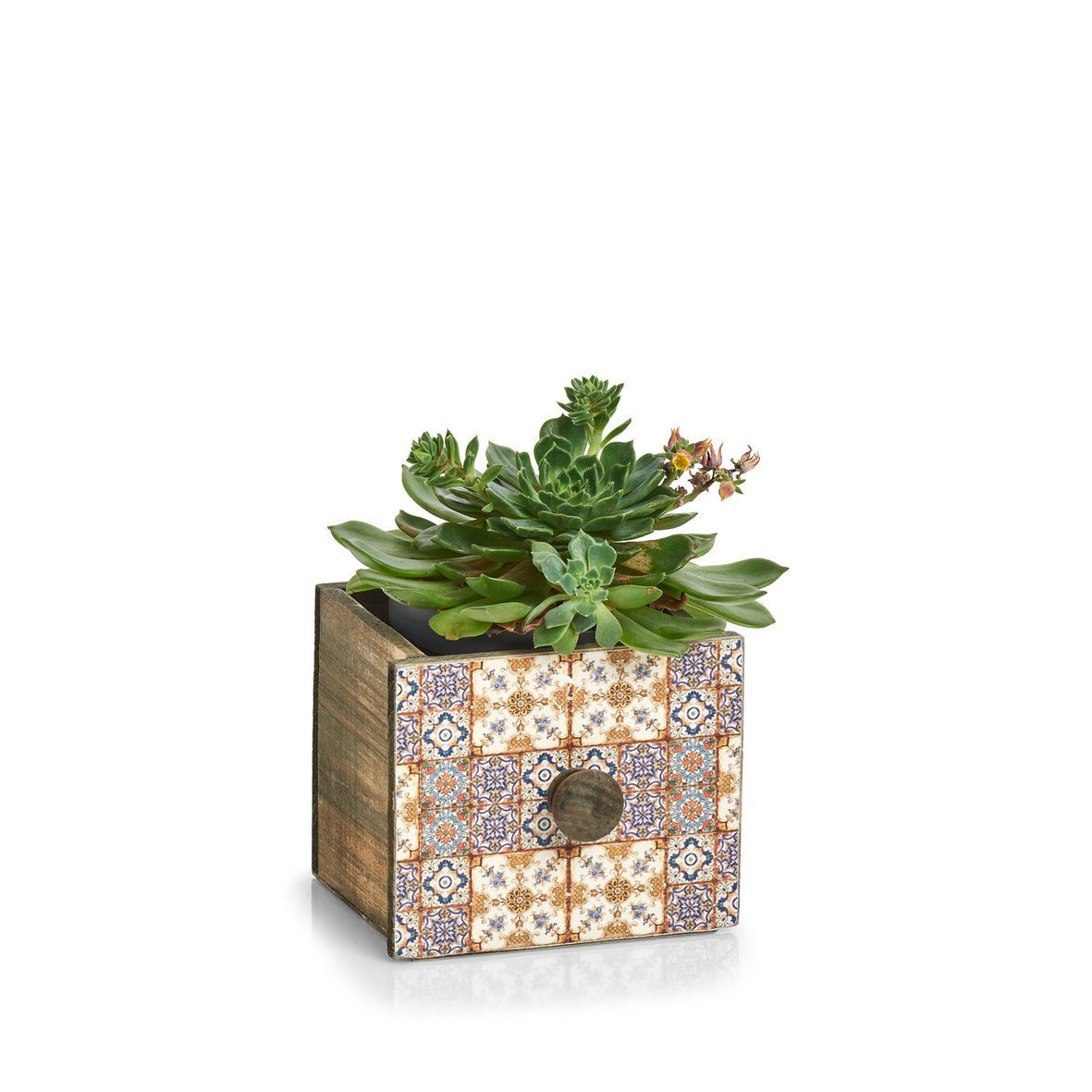 Zeller Present Aufbewahrungskorb Schubladenbox "Mosaik, Holz günstig online kaufen