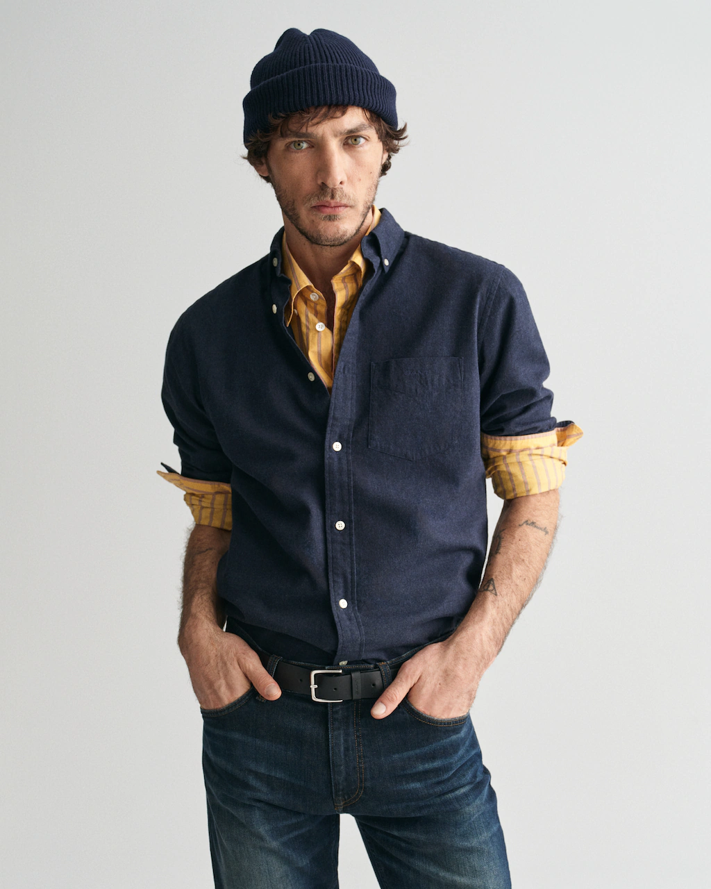 Gant Langarmhemd "REG FLANNEL MELANGE SHIRT" günstig online kaufen