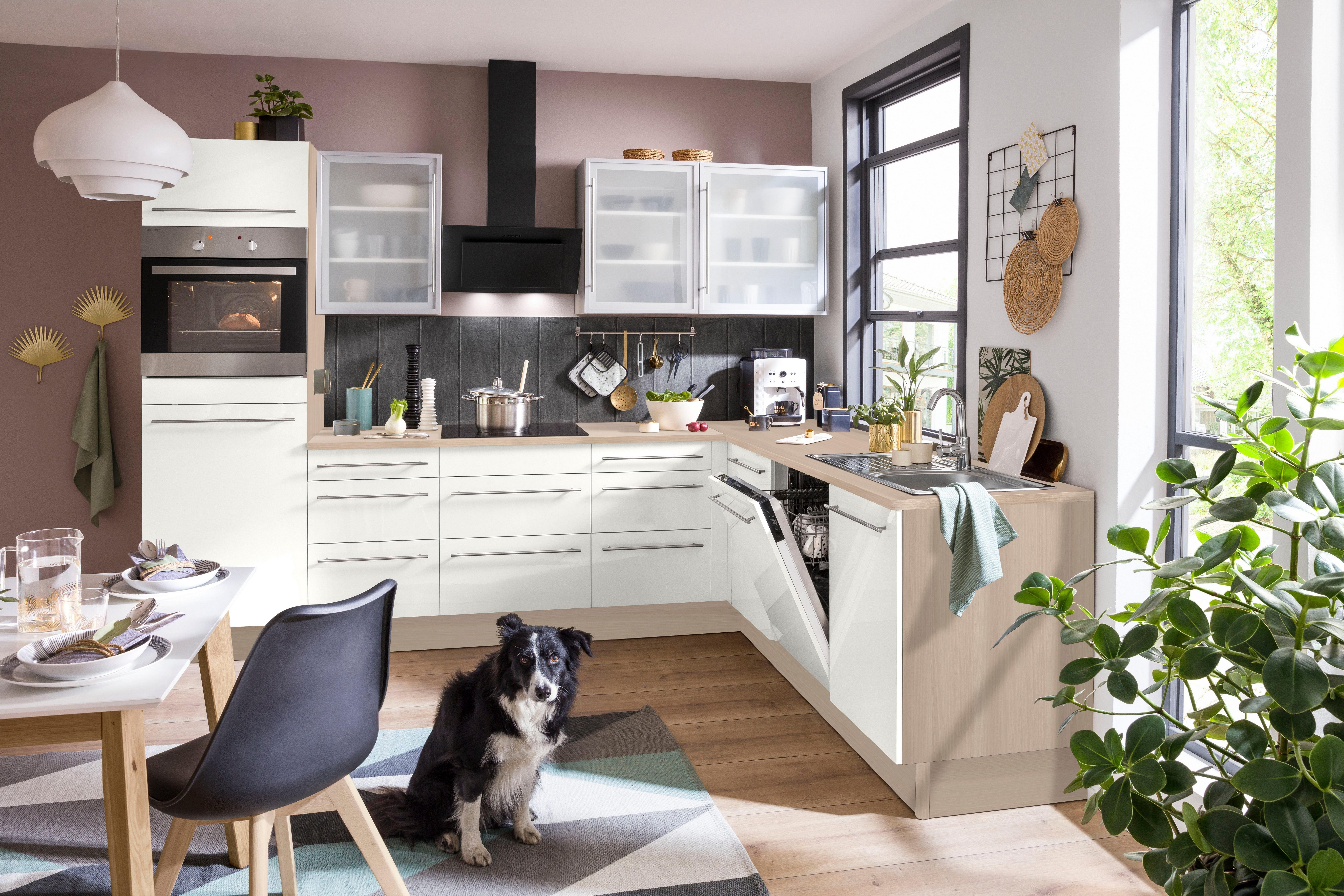 OPTIFIT Winkelküche "Bern", Stellbreite 285x225 cm, wahlweise mit E-Geräten günstig online kaufen
