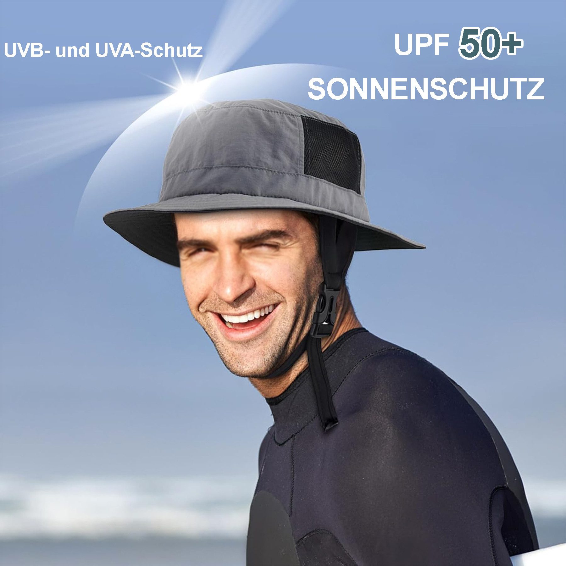 Mutig Sonnenhut Outdoor-Hut mit LSF 50,sonnenhut günstig online kaufen