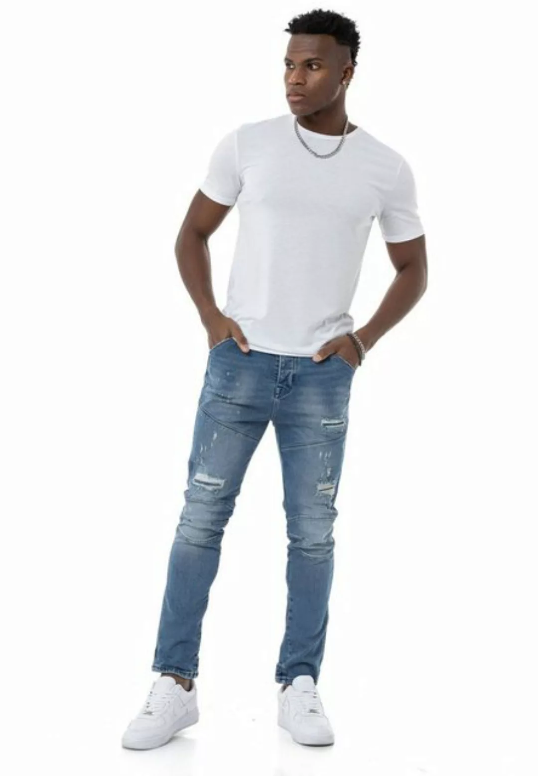 RedBridge Destroyed-Jeans Red Bridge Herren Jeans Hose Denim Pants Blau W36 günstig online kaufen