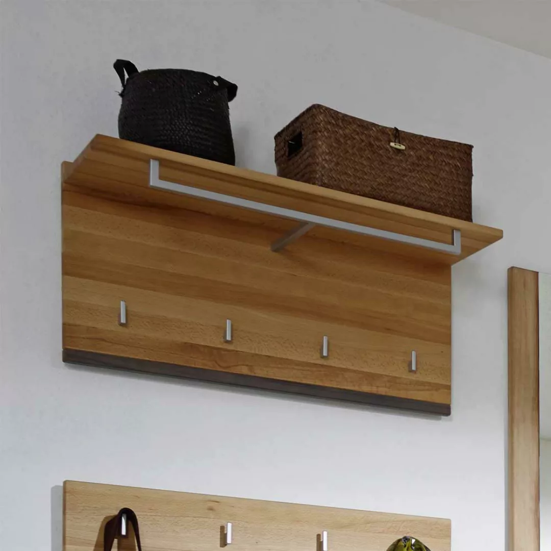 Hängegarderobe aus Kernbuche massiv Hutablage günstig online kaufen