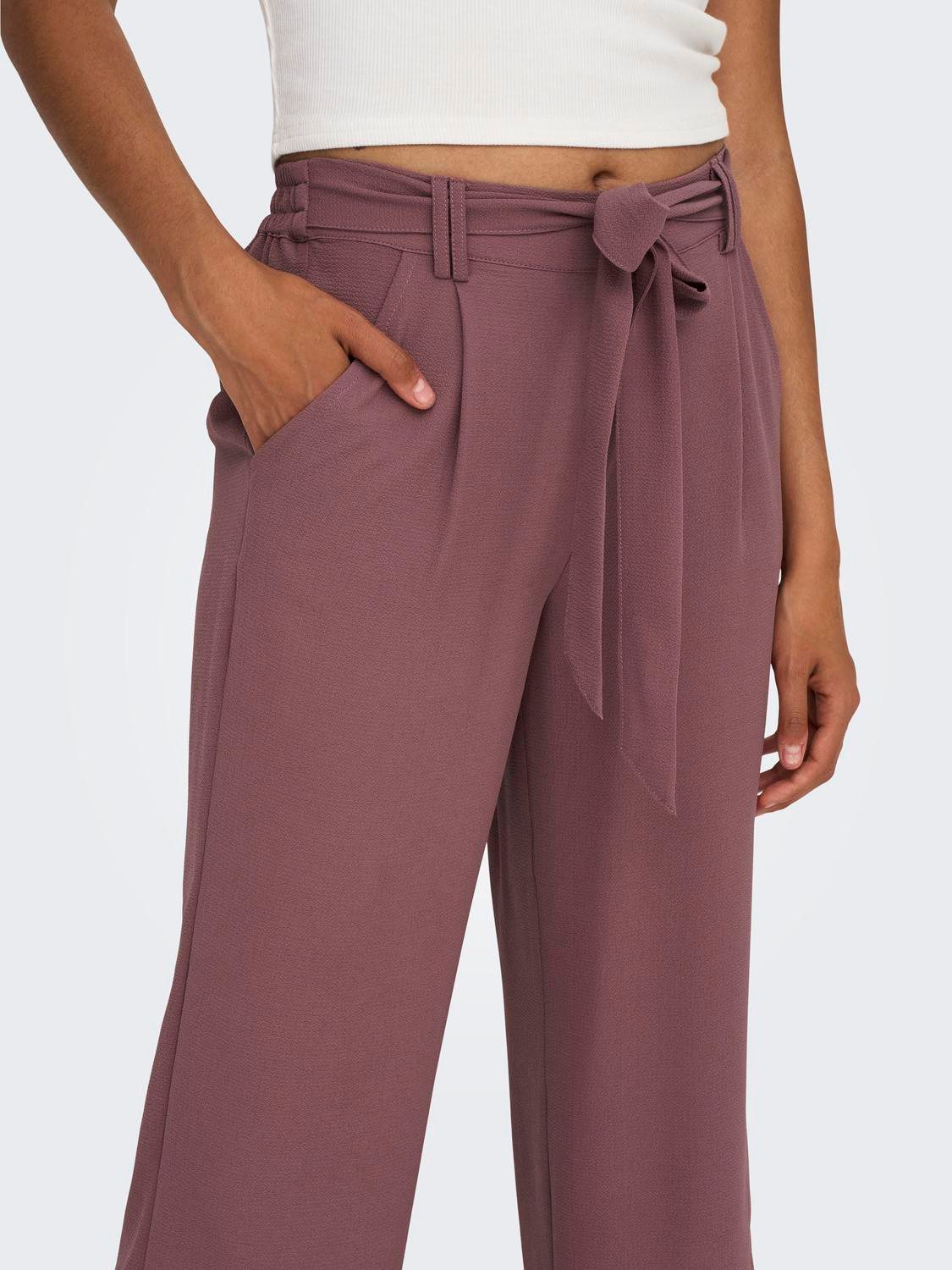 ONLY Palazzohose "ONLWINNER – Culottehose mit elastischem Bund und Kordelzu günstig online kaufen