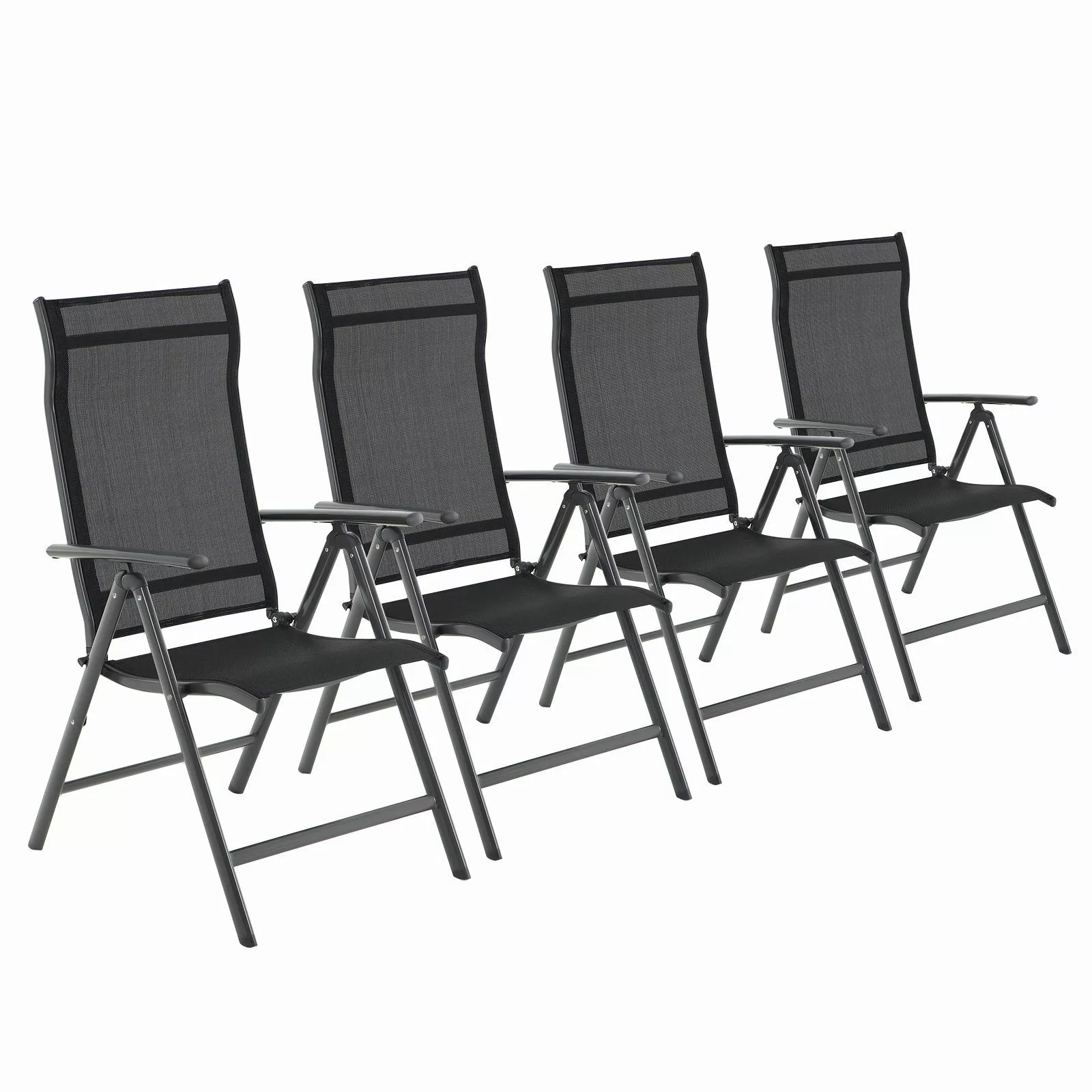 SONGMICS Gartenstuhl (4 St), 8-fach verstellbare günstig online kaufen