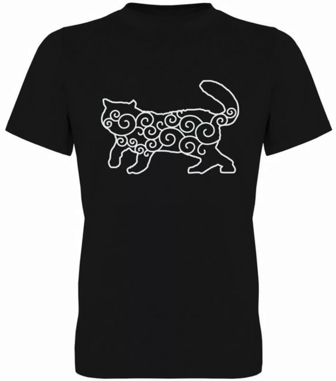 G-graphics T-Shirt Tribalkatze Herren T-Shirt, mit Frontprint, für Katzenpa günstig online kaufen