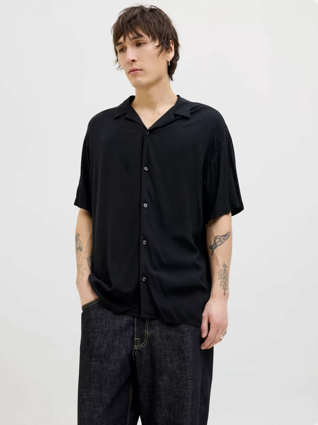 Jack & Jones Kurzarmhemd JJEJEFF SOLID günstig online kaufen