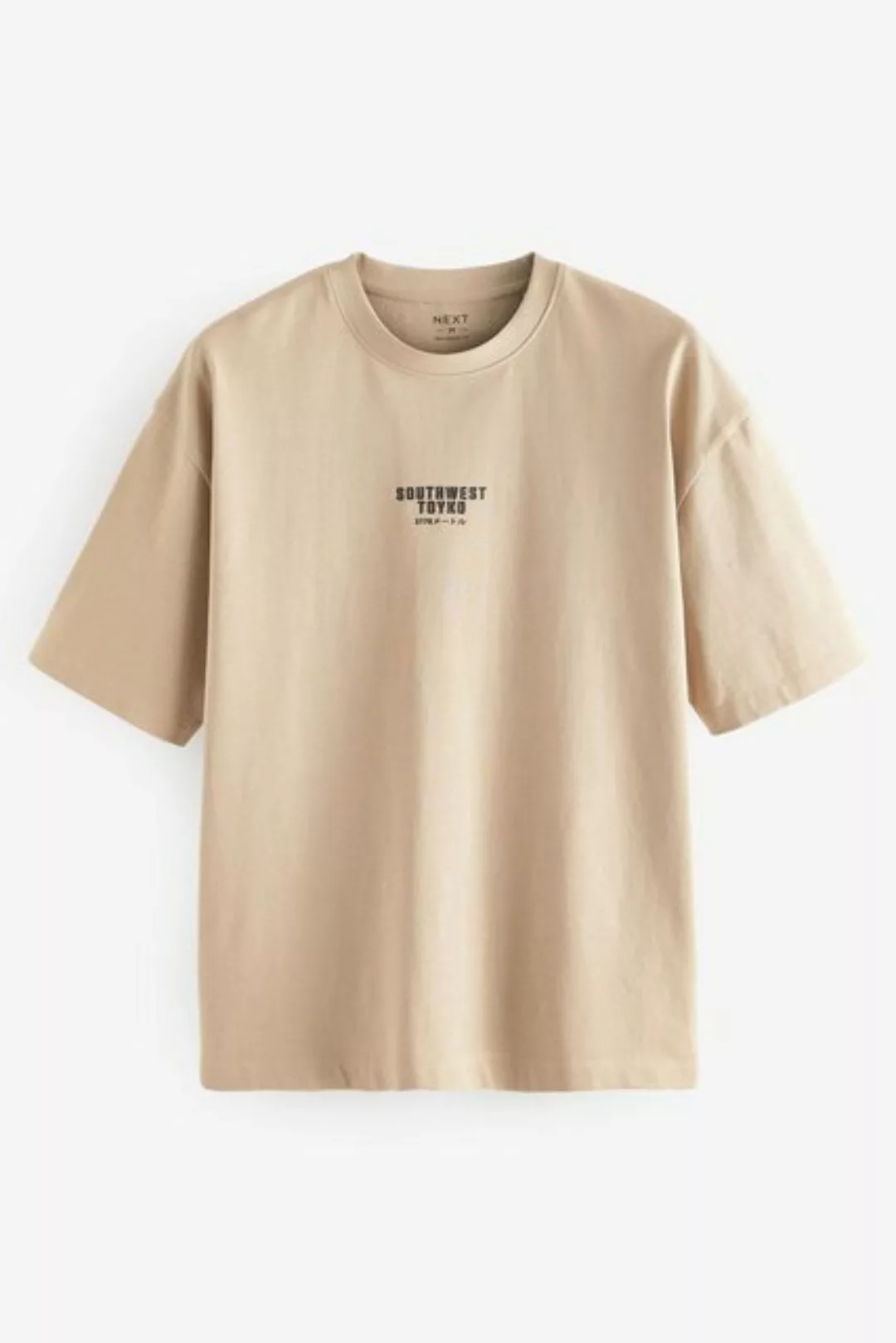 Next Print-Shirt T-Shirt aus schwerem Stoff mit Grafik (1-tlg) günstig online kaufen