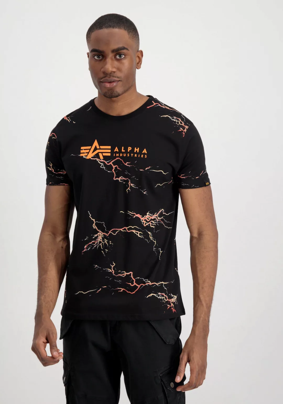 Alpha Industries T-Shirt "ALPHA INDUSTRIES Men - T-Shirts Lightning AOP T" günstig online kaufen