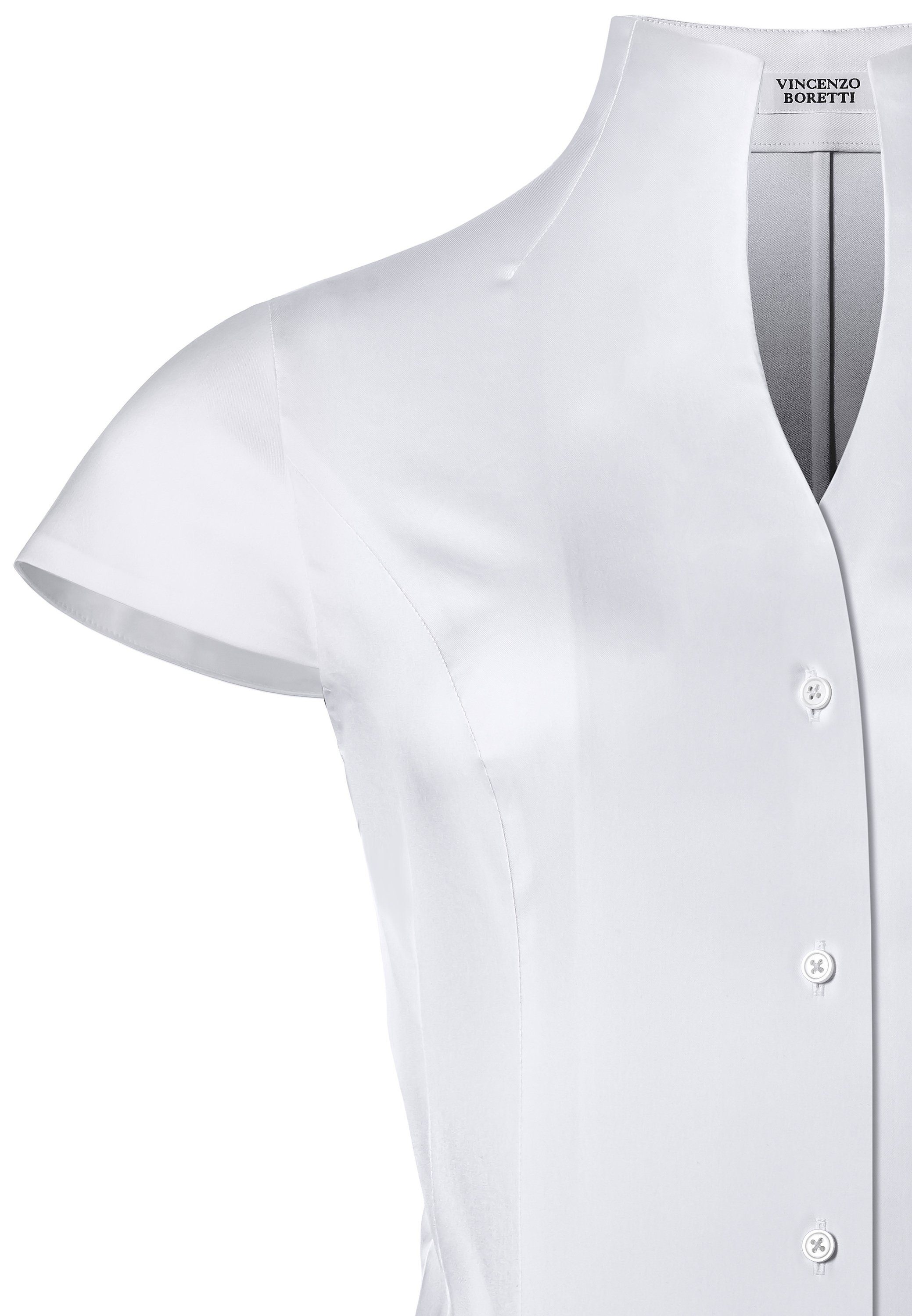 Vincenzo Boretti Klassische Bluse tailliert stretch günstig online kaufen