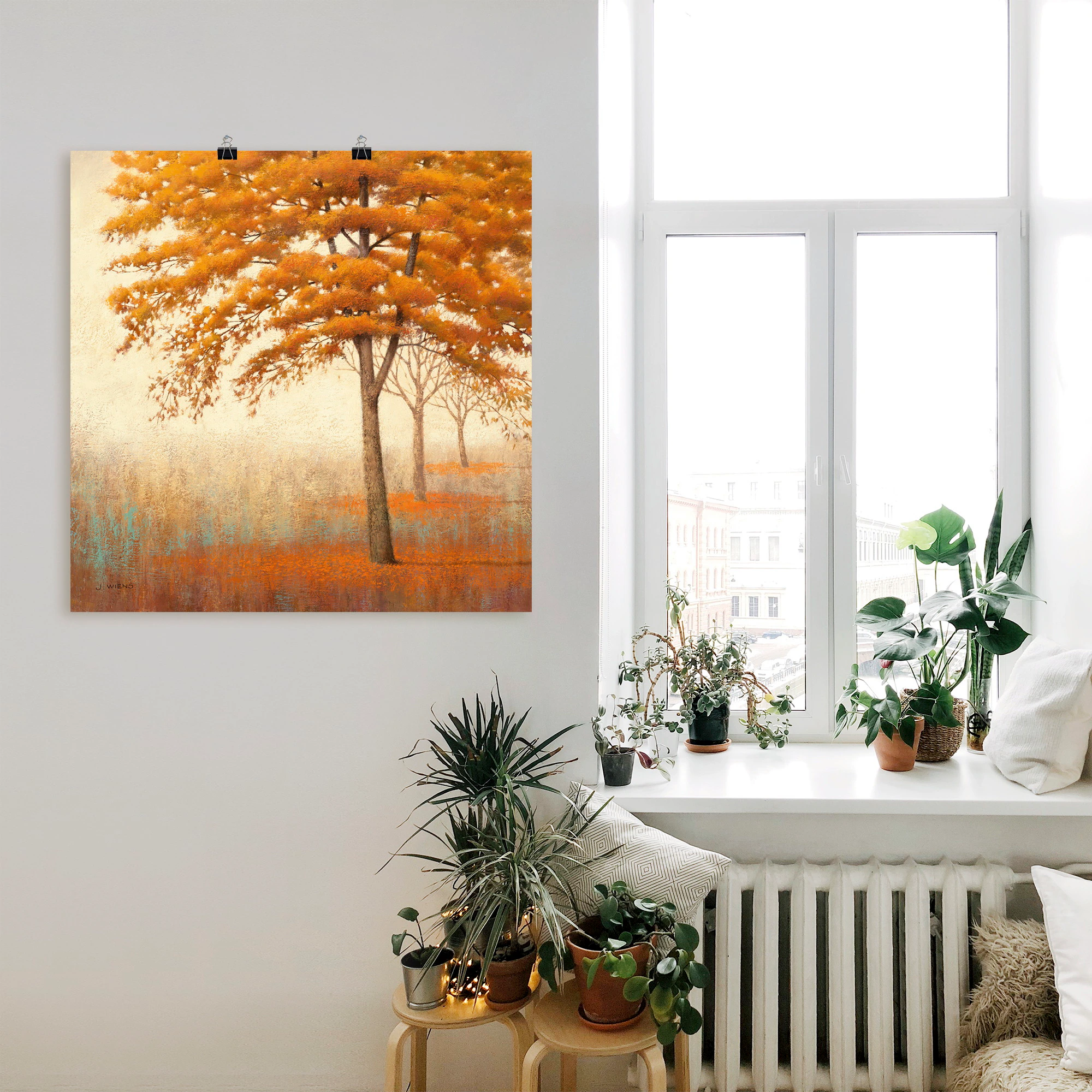 Artland Wandbild »Herbst Baum I«, Bäume, (1 St.), als Leinwandbild, Poster günstig online kaufen