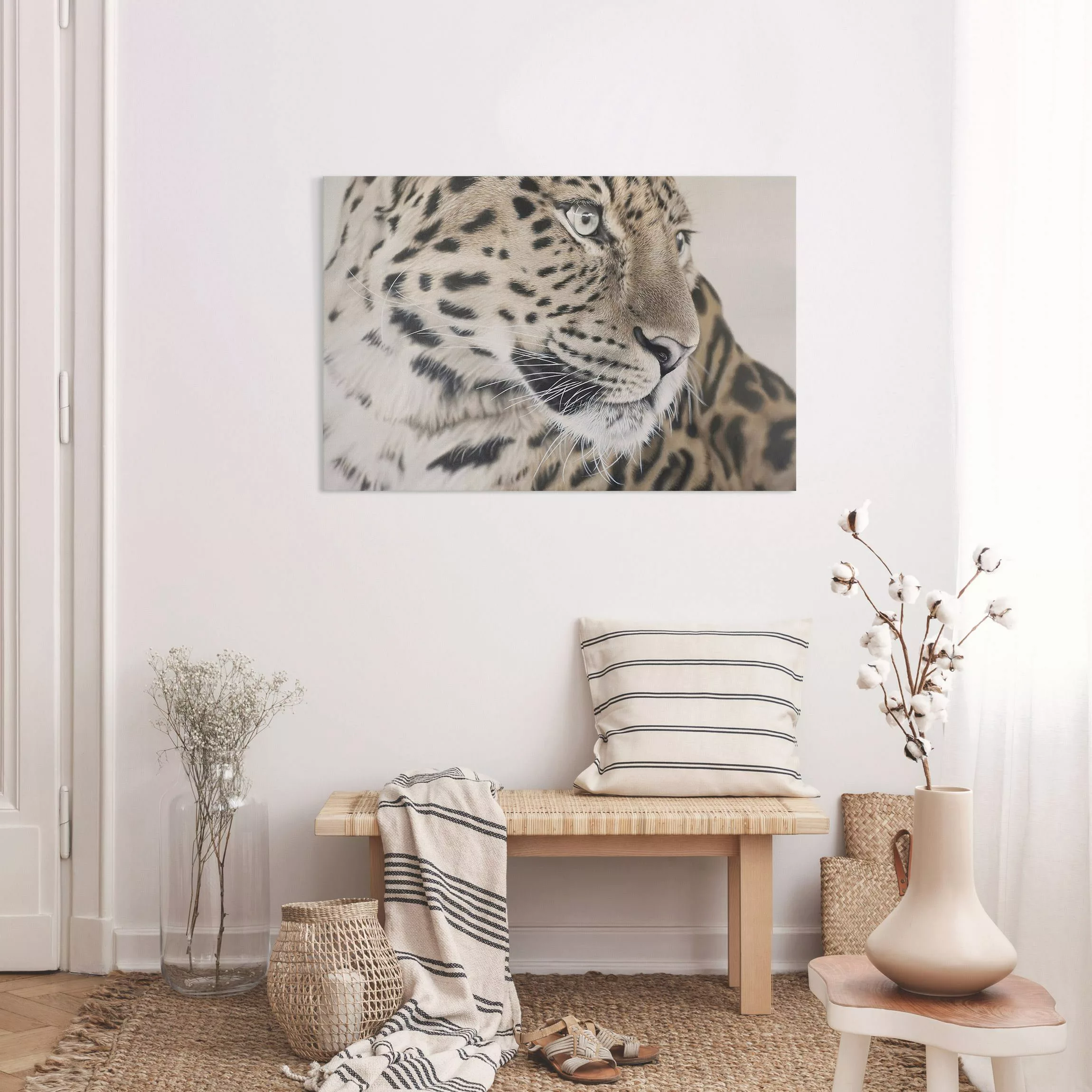 Leinwandbild Der Leopard günstig online kaufen