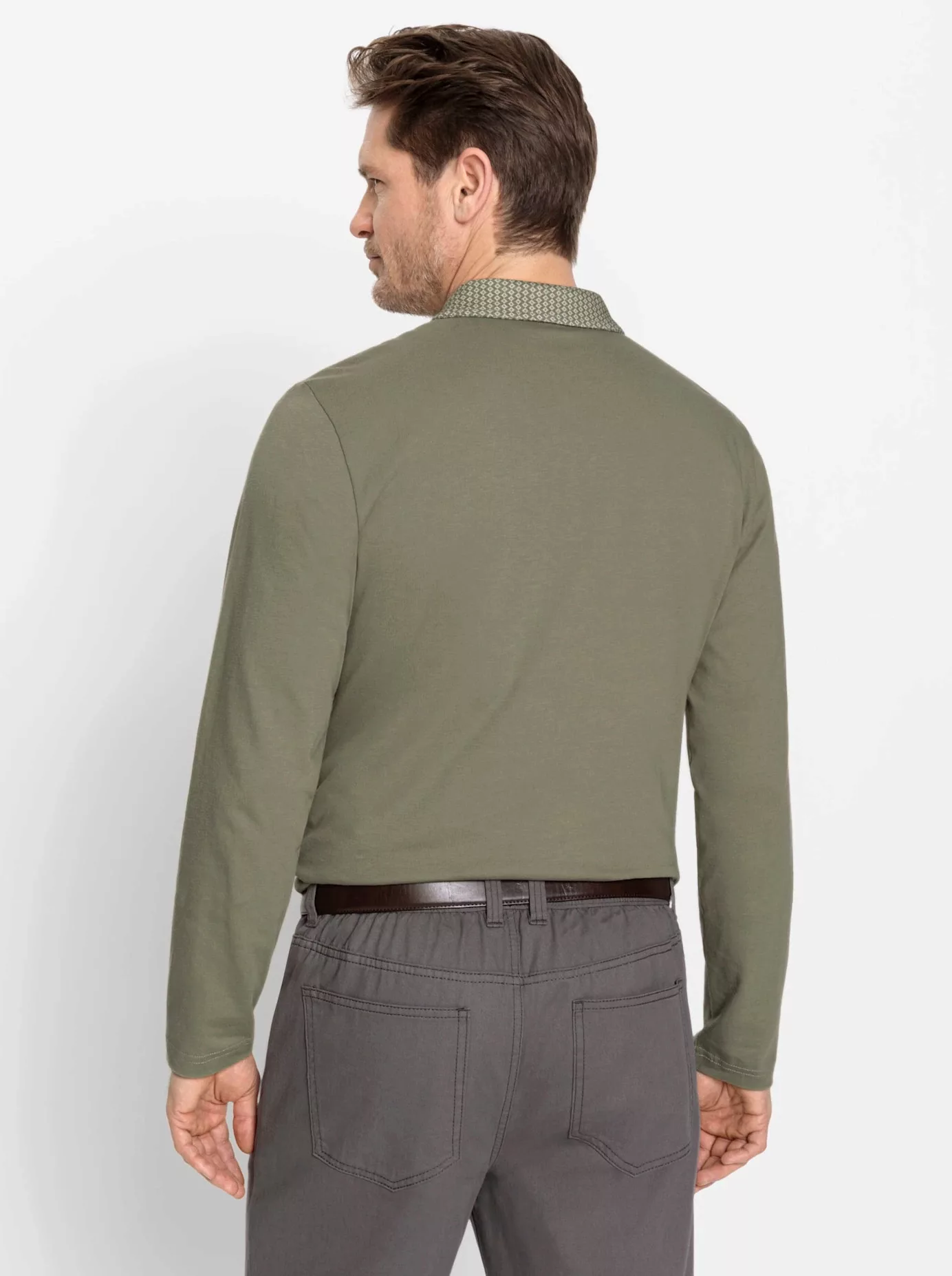 Marco Donati Poloshirt "Langarm-Poloshirt", (1 tlg.) günstig online kaufen
